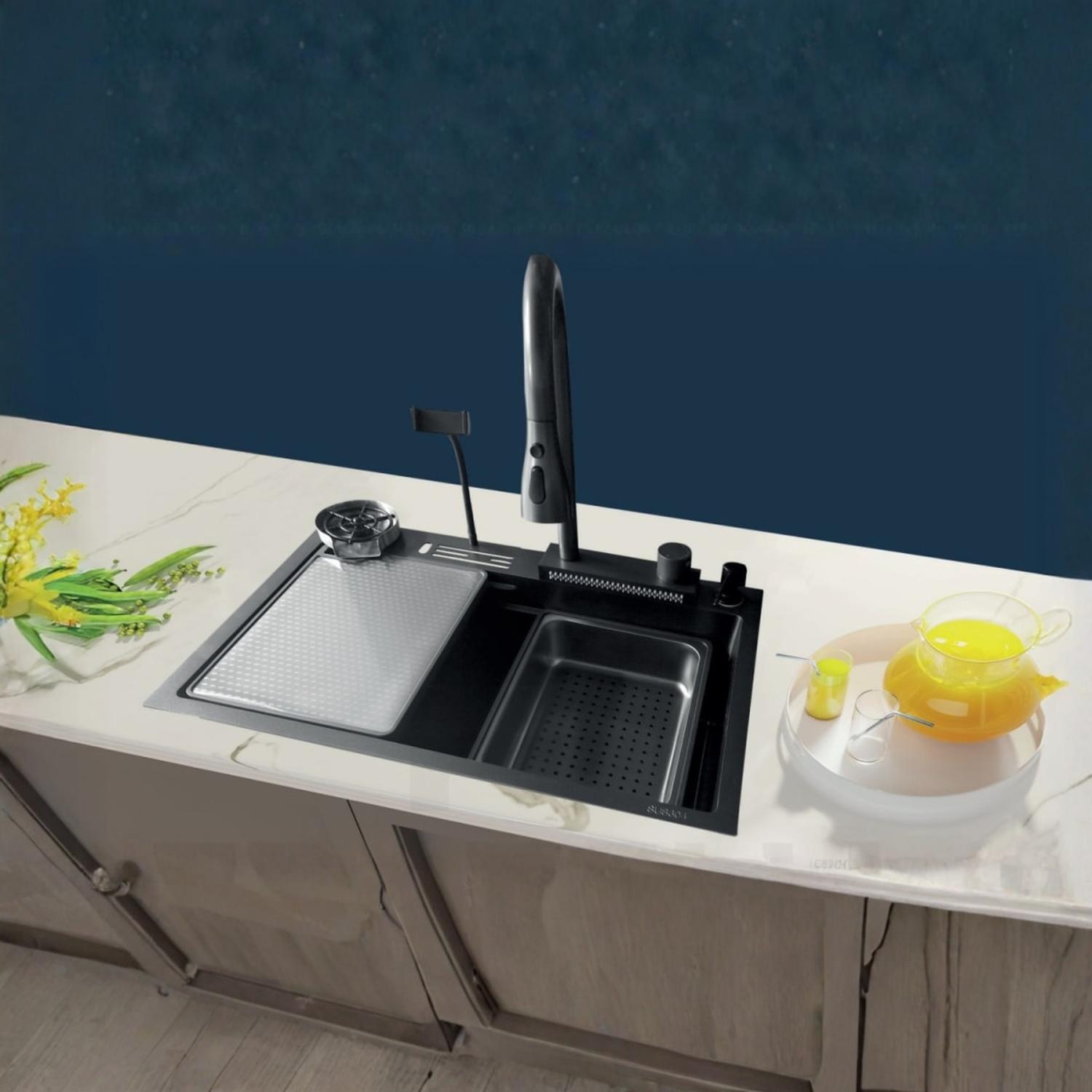 LAVADERO DE COCINA MULTIFUNCIONAL SMART MANCORA-6845 FRATELLI - 2