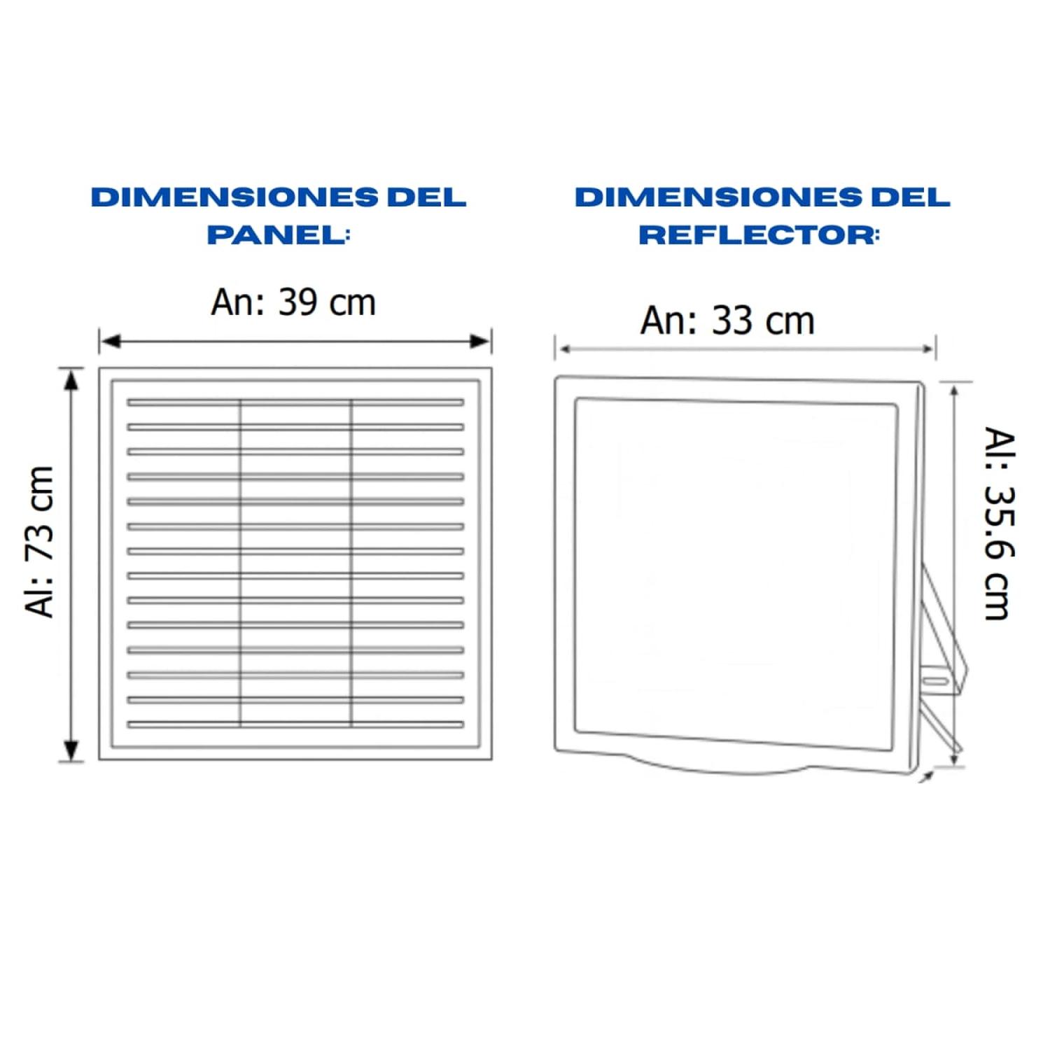 REFLECTOR LED CON PANEL SOLAR 600W TRICOLOR OPALUX - 5