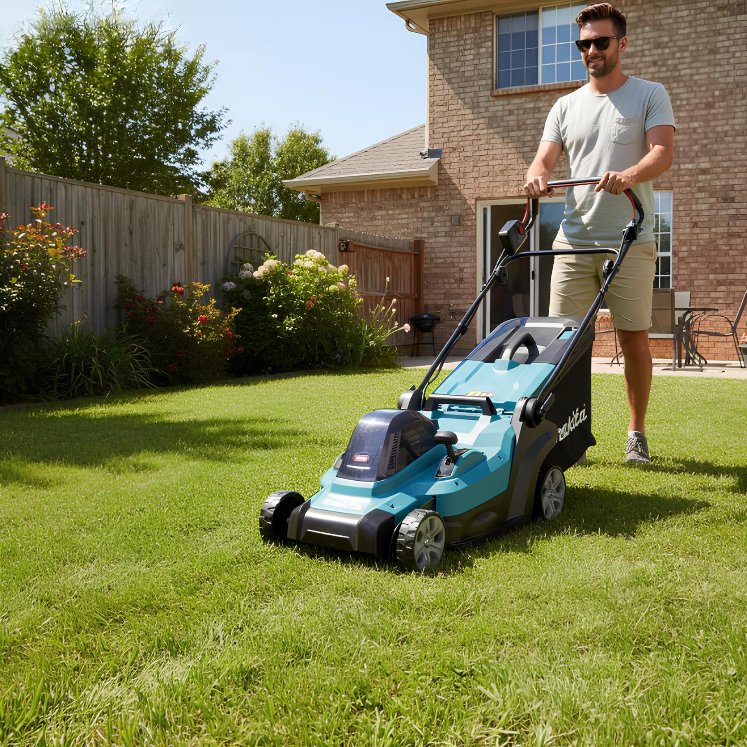 CORTACESPED 17' 40V XGT 50L + BATERIA 5AH MAKITA - 3
