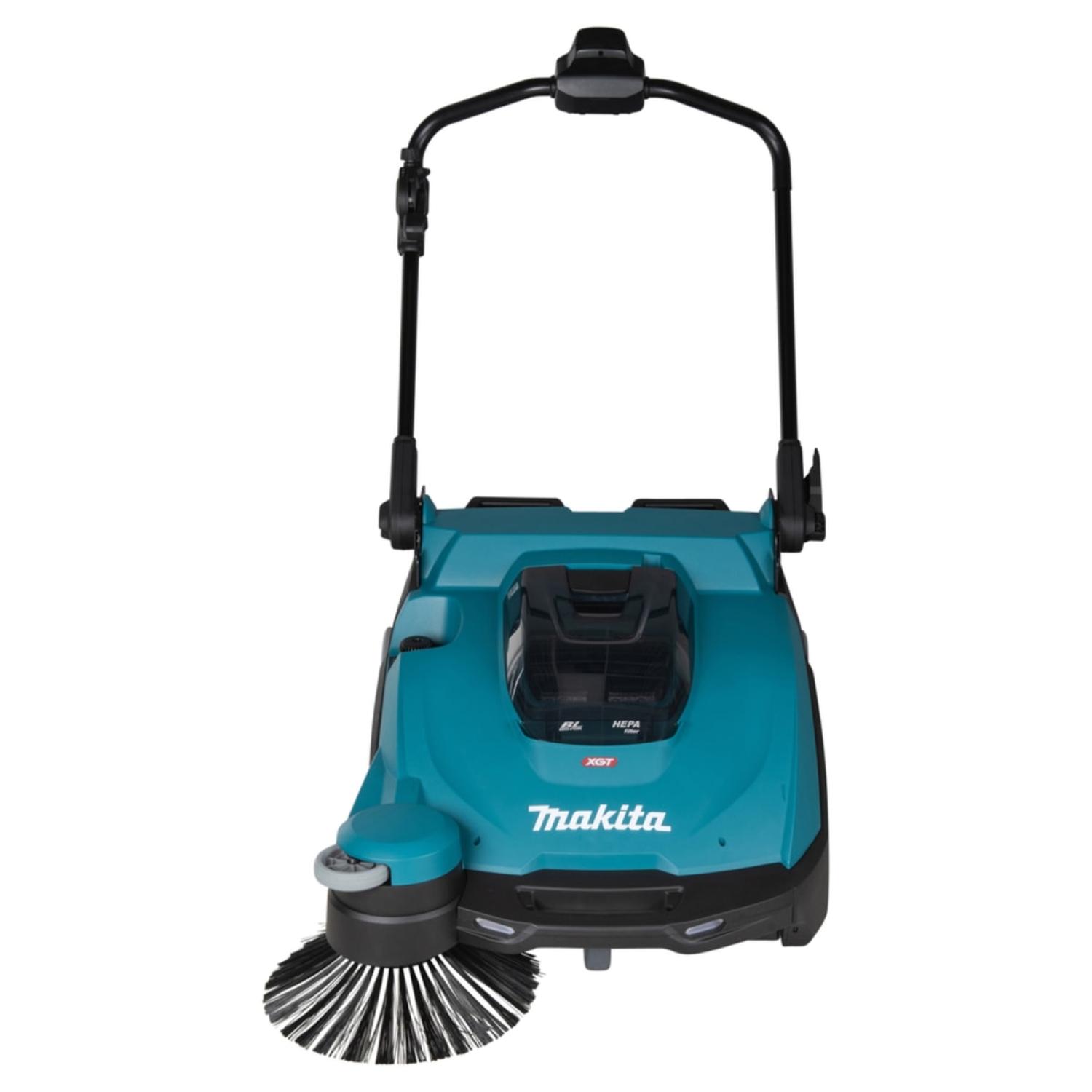 BARREDORA ASPIRADORA 40V XGT + 2 BATERIAS 5AH MAKITA - 4