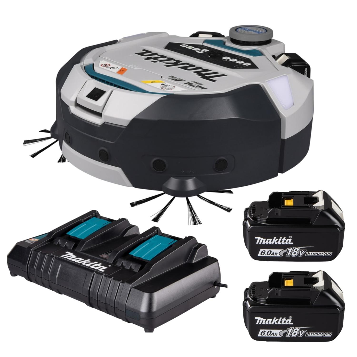 ASPIRADORA ROBOT 18V LXT + CON SENSOR LIDAR 2 BATERIAS 6AH MAKITA - 1