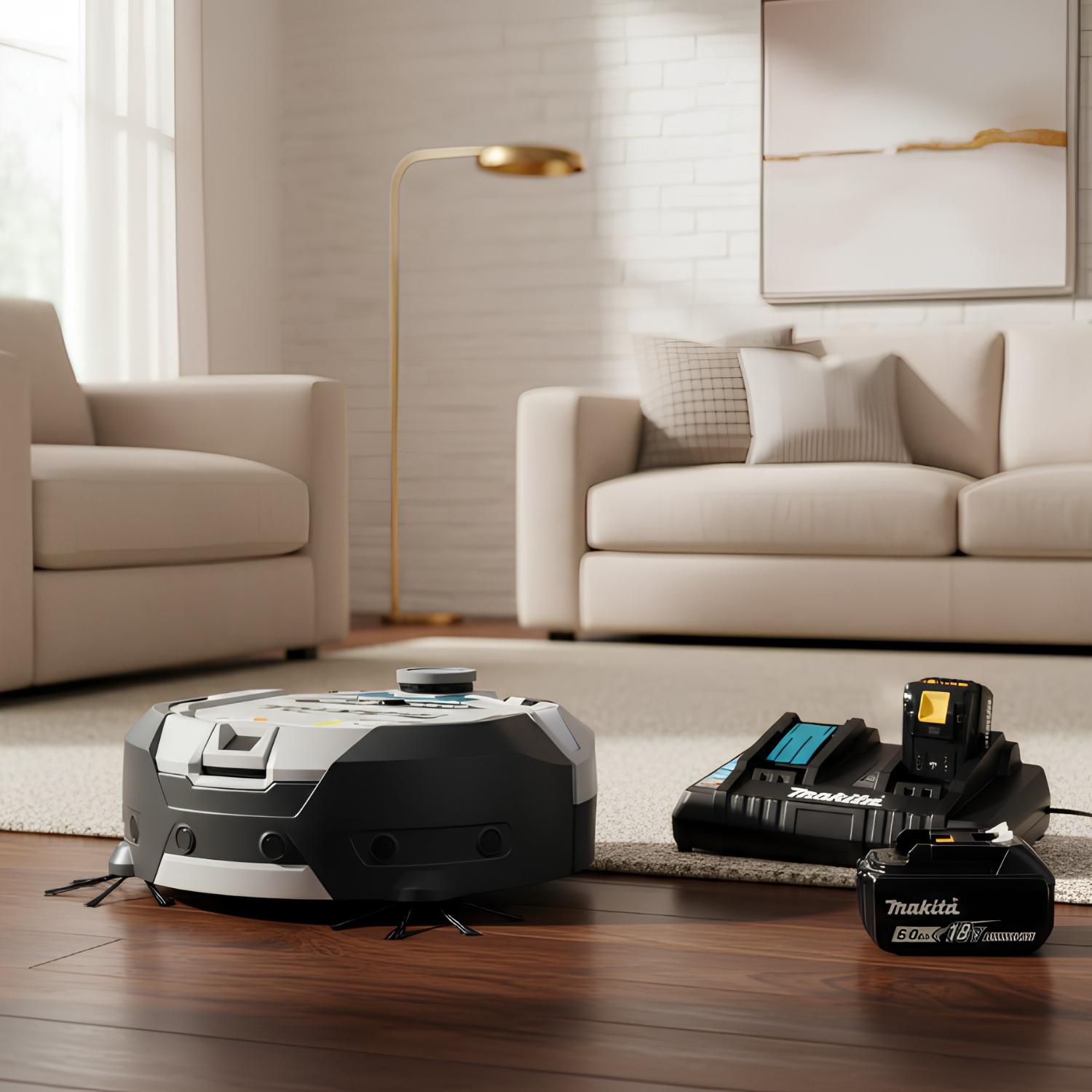 ASPIRADORA ROBOT 18V LXT + CON SENSOR LIDAR 2 BATERIAS 6AH MAKITA - 2