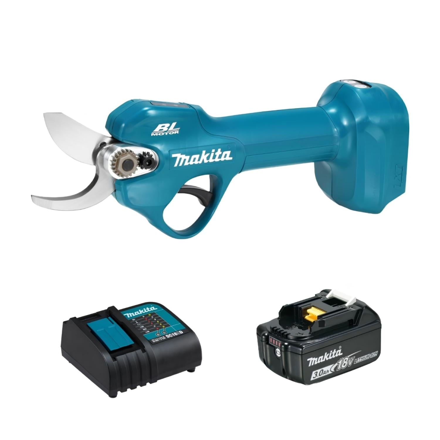 TIJERAS DE PODAR MAKITA 18V DUP181SF+BATERÍA 3AH +CARGADOR - 1