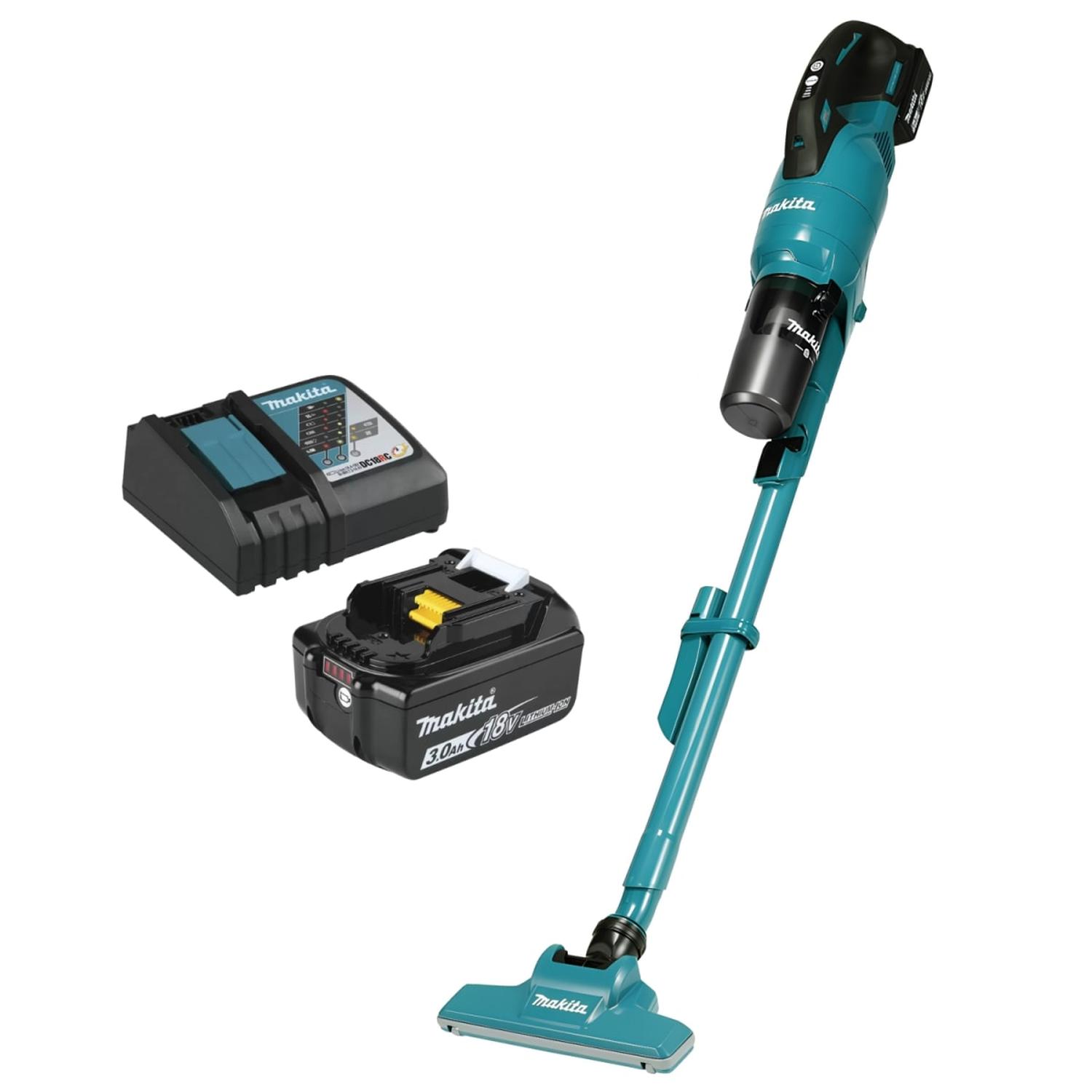 ASPIRADORA INALAMBRICA 18V LXT 250ML + BATERIA 3AH Y CARGADOR MAKITA - 1