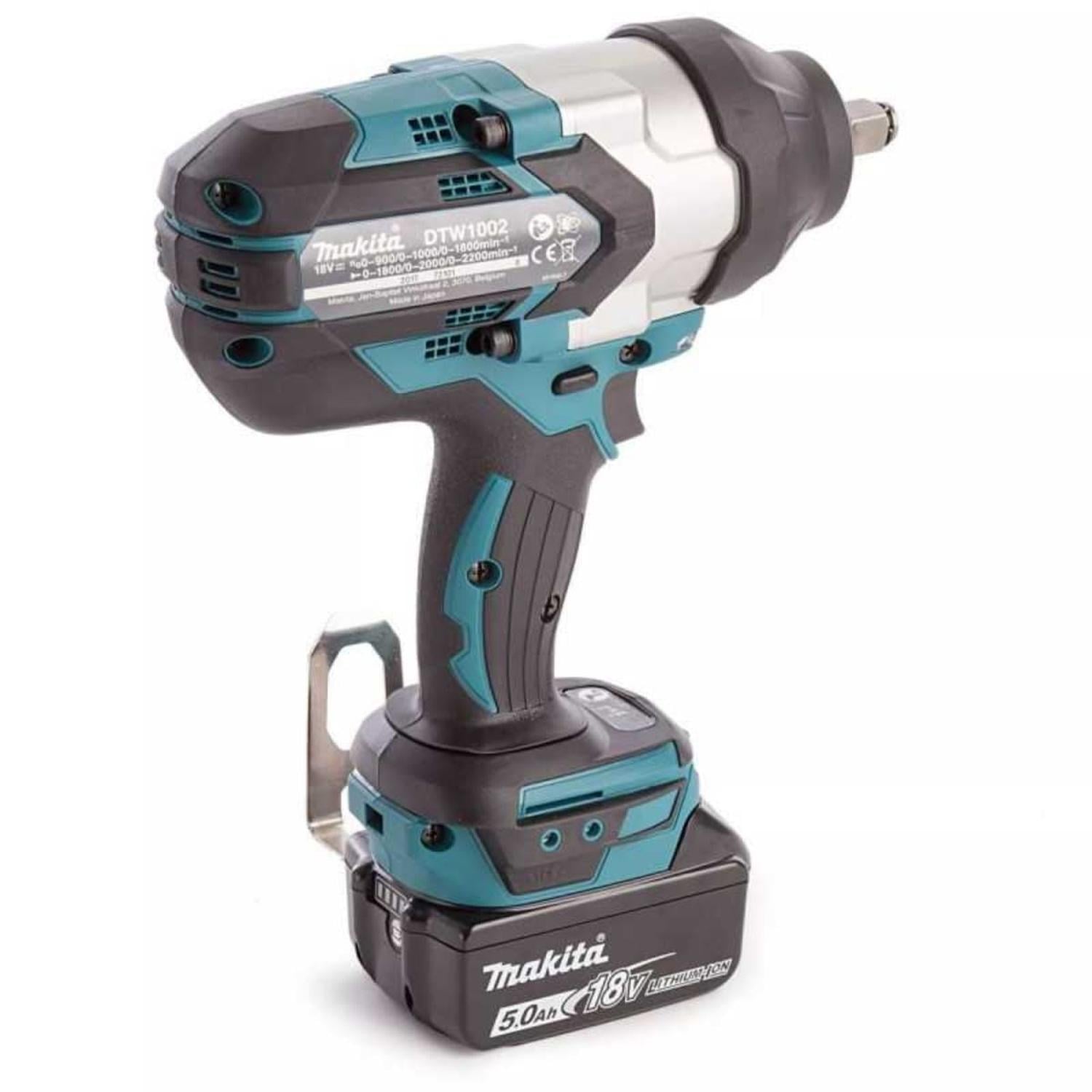 LLAVE DE IMPACTO 1/2' 18V LXT 1000NM + 2 BATERIAS 5AH MAKITA - 5