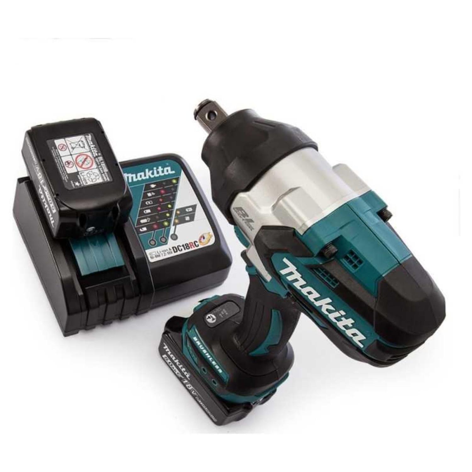 LLAVE DE IMPACTO 1/2' 18V LXT 1000NM + 2 BATERIAS 5AH MAKITA - 6
