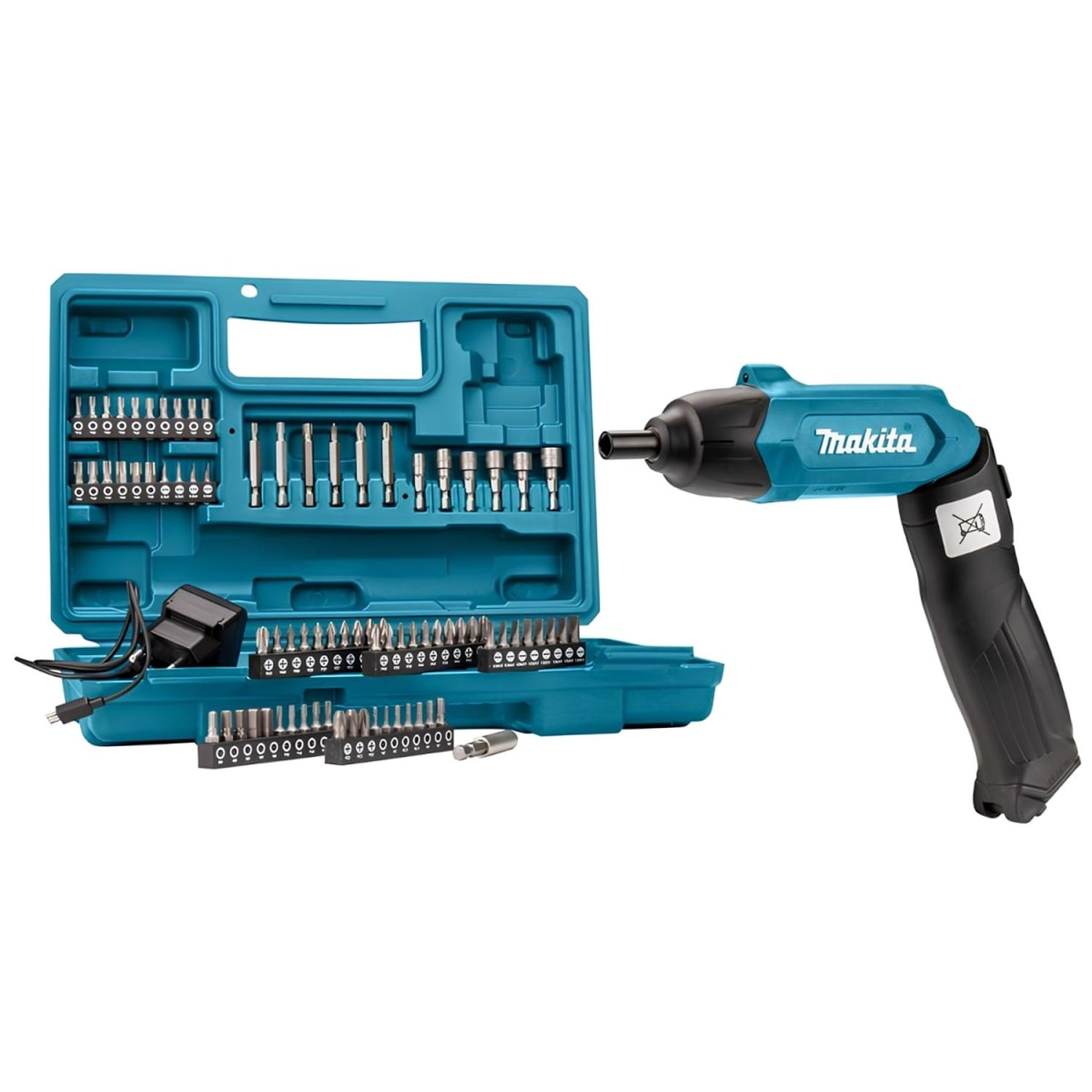 ATORNILLADOR 1/4'' HEX 3.6V 6NM + 81 ACCESORIOS MAKITA - 1