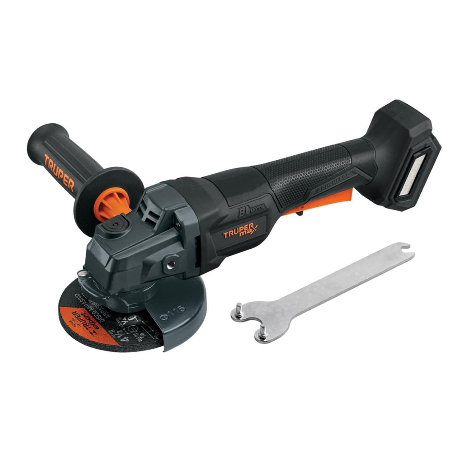 AMOLADORA 4 1/2' 20V INT. PALETA (SOLO CUERPO) TRUPER MAX - 1