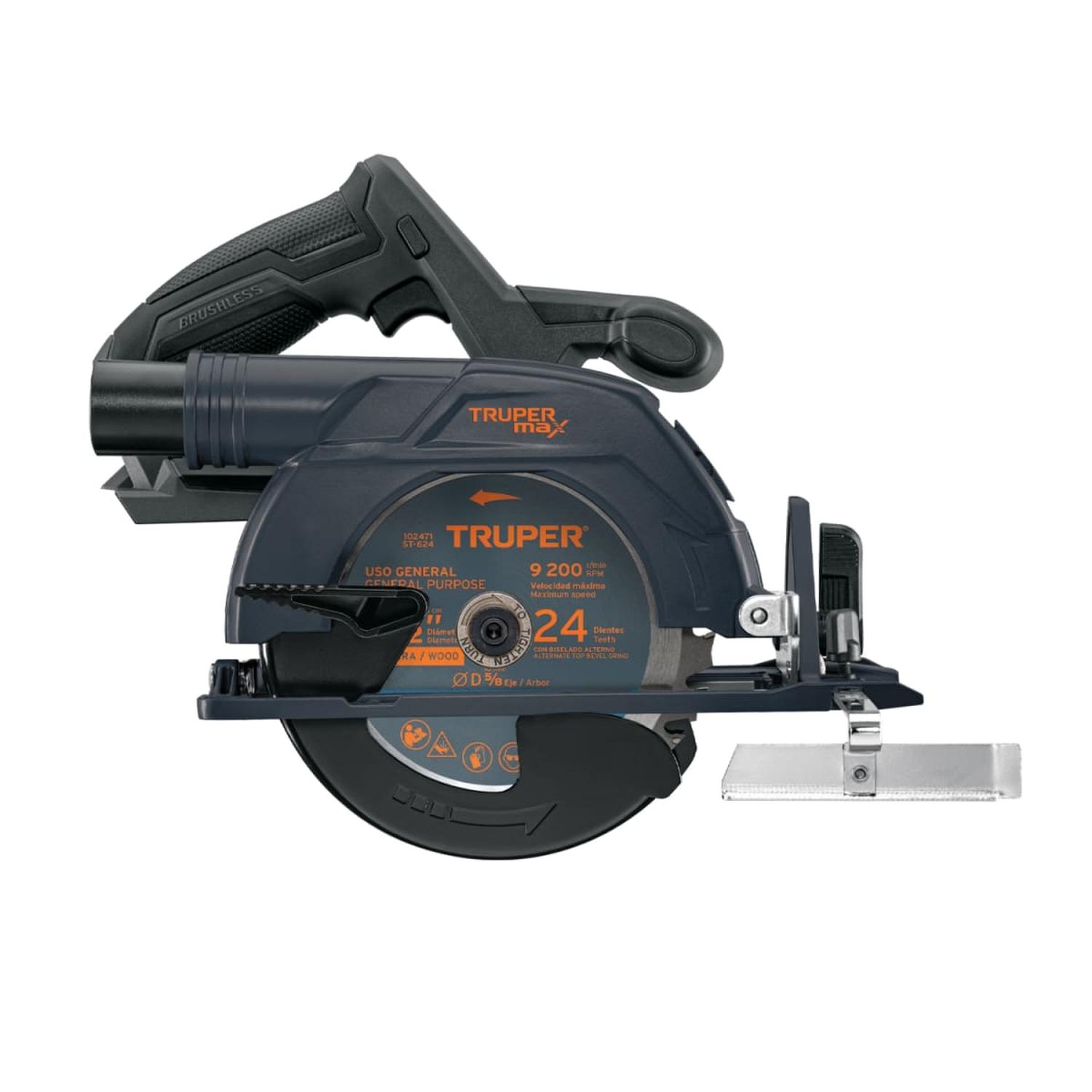 SIERRA CIRCULAR 6-1/2' 20V (SOLO CUERPO) TRUPER MAX - 1
