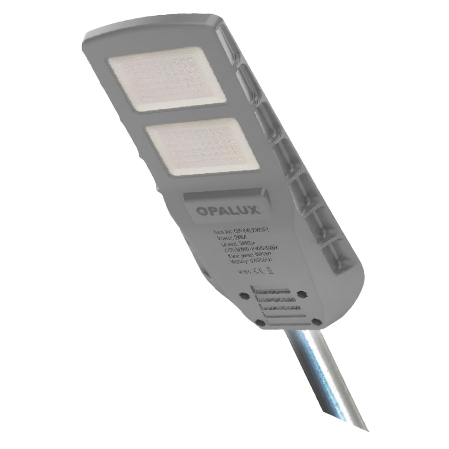 LUMINARIA SOLAR LED PASTORAL CON SENSOR RADAR Y FOTOCELDA 200W TRICOLOR OPALUX - 1