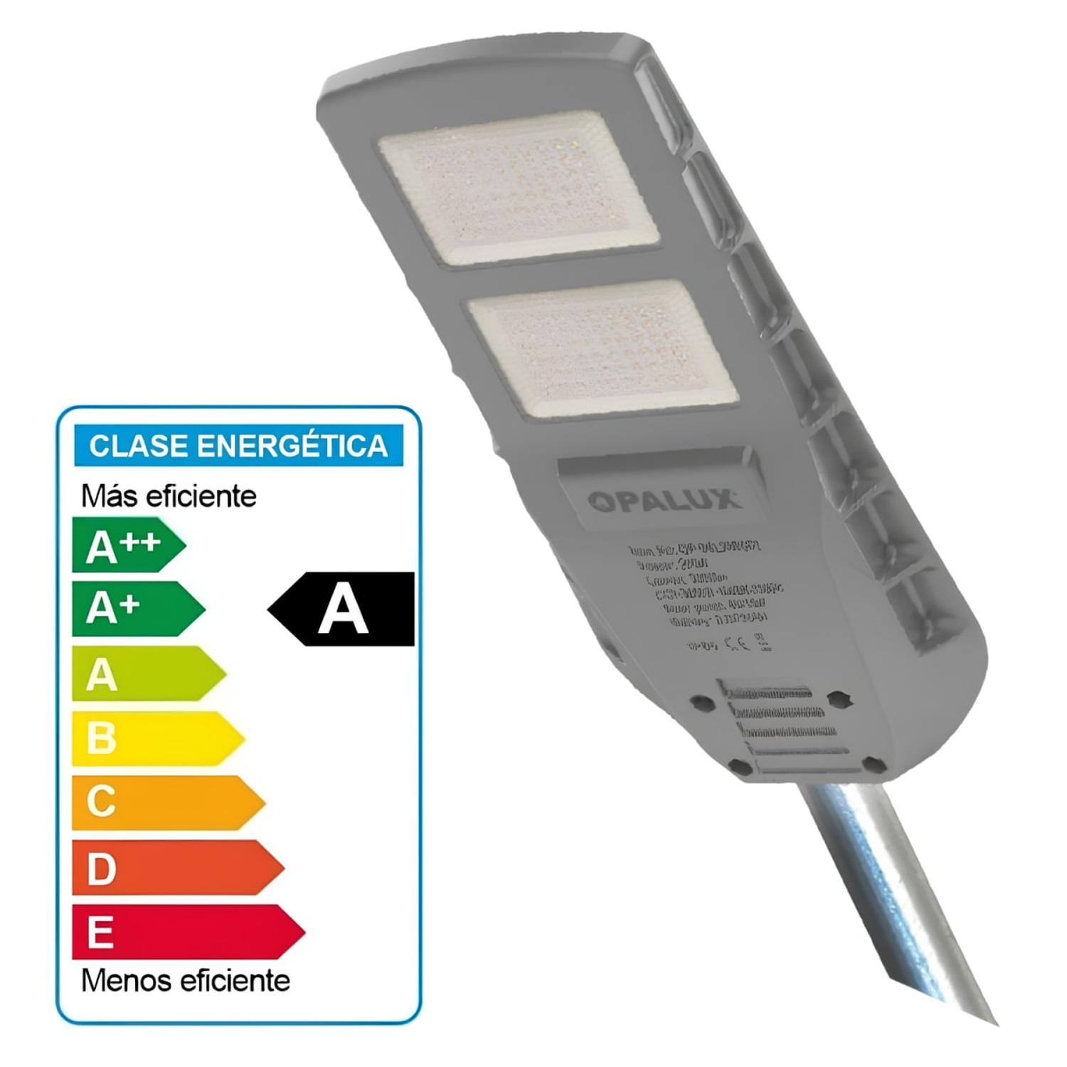 LUMINARIA SOLAR LED PASTORAL CON SENSOR RADAR Y FOTOCELDA 200W TRICOLOR OPALUX - 4