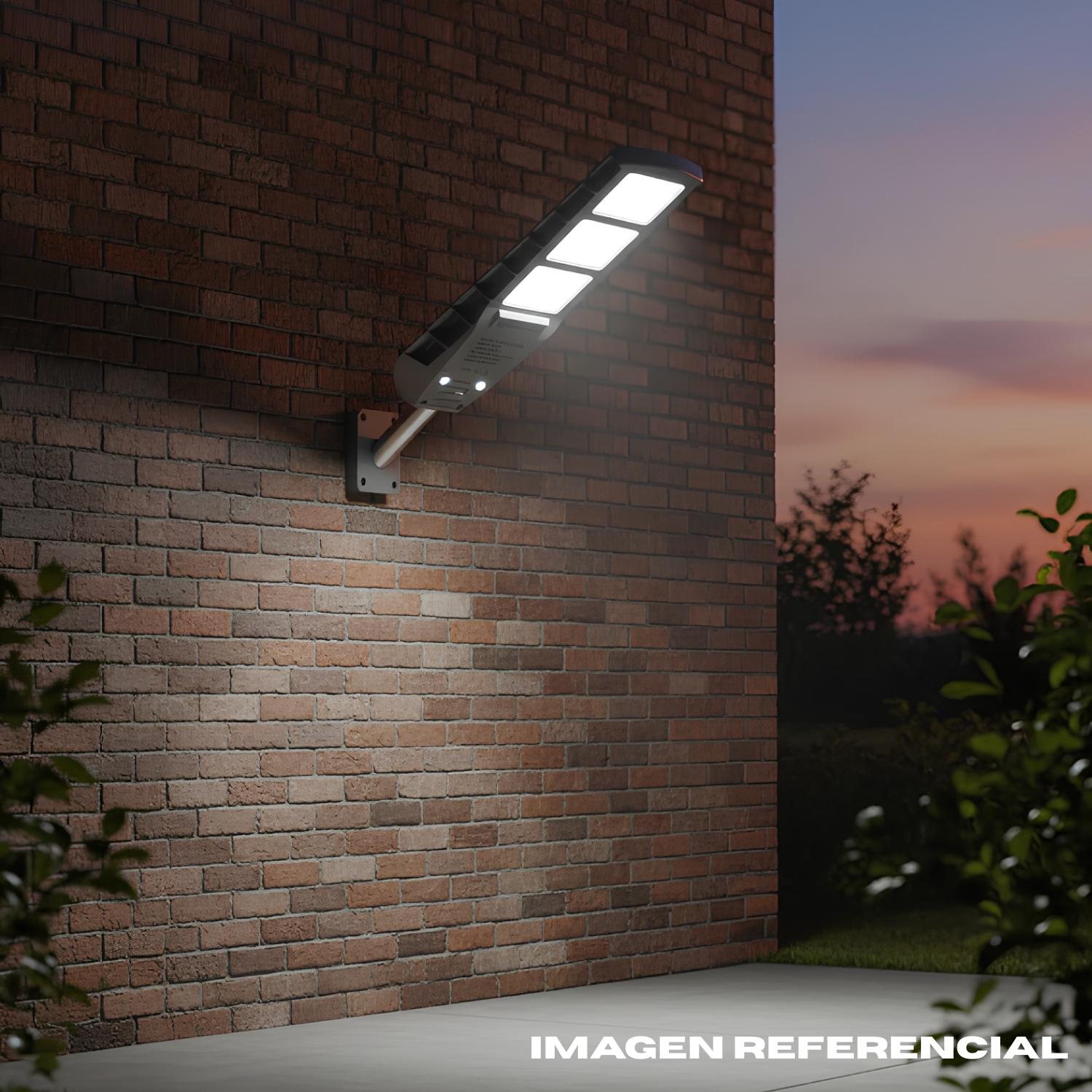 LUMINARIA SOLAR LED PASTORAL CON SENSOR RADAR Y FOTOCELDA 300W TRICOLOR OPALUX - 2