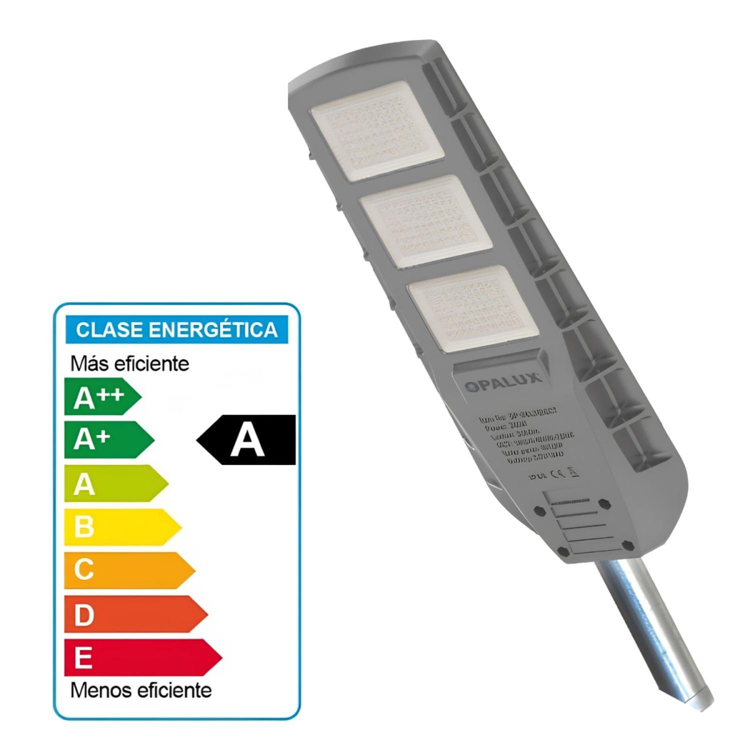 LUMINARIA SOLAR LED PASTORAL CON SENSOR RADAR Y FOTOCELDA 300W TRICOLOR OPALUX - 4