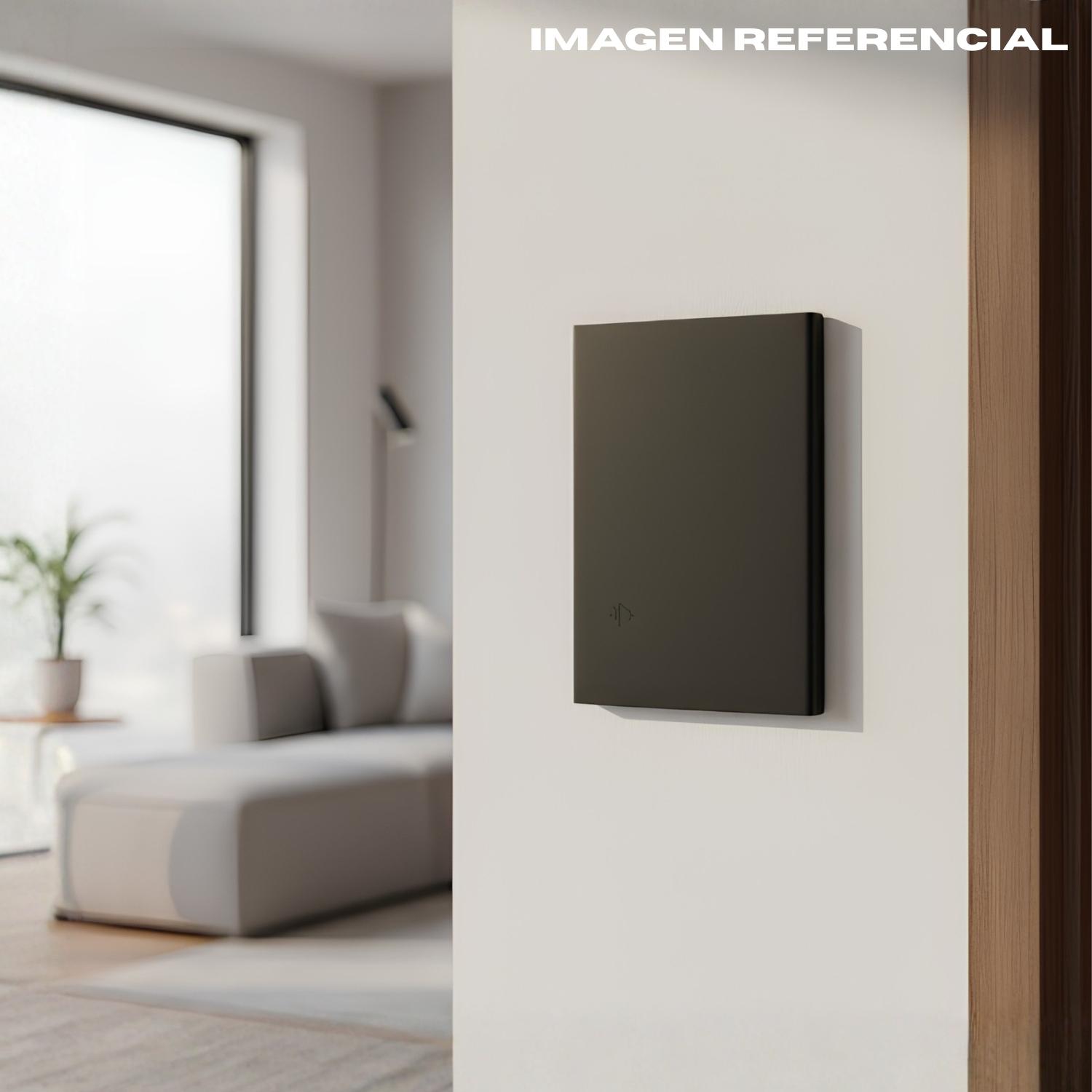 INTERRUPTOR SIMPLE INTELIGENTE SMART WIFI COLOR NEGRO OPALUX - 2