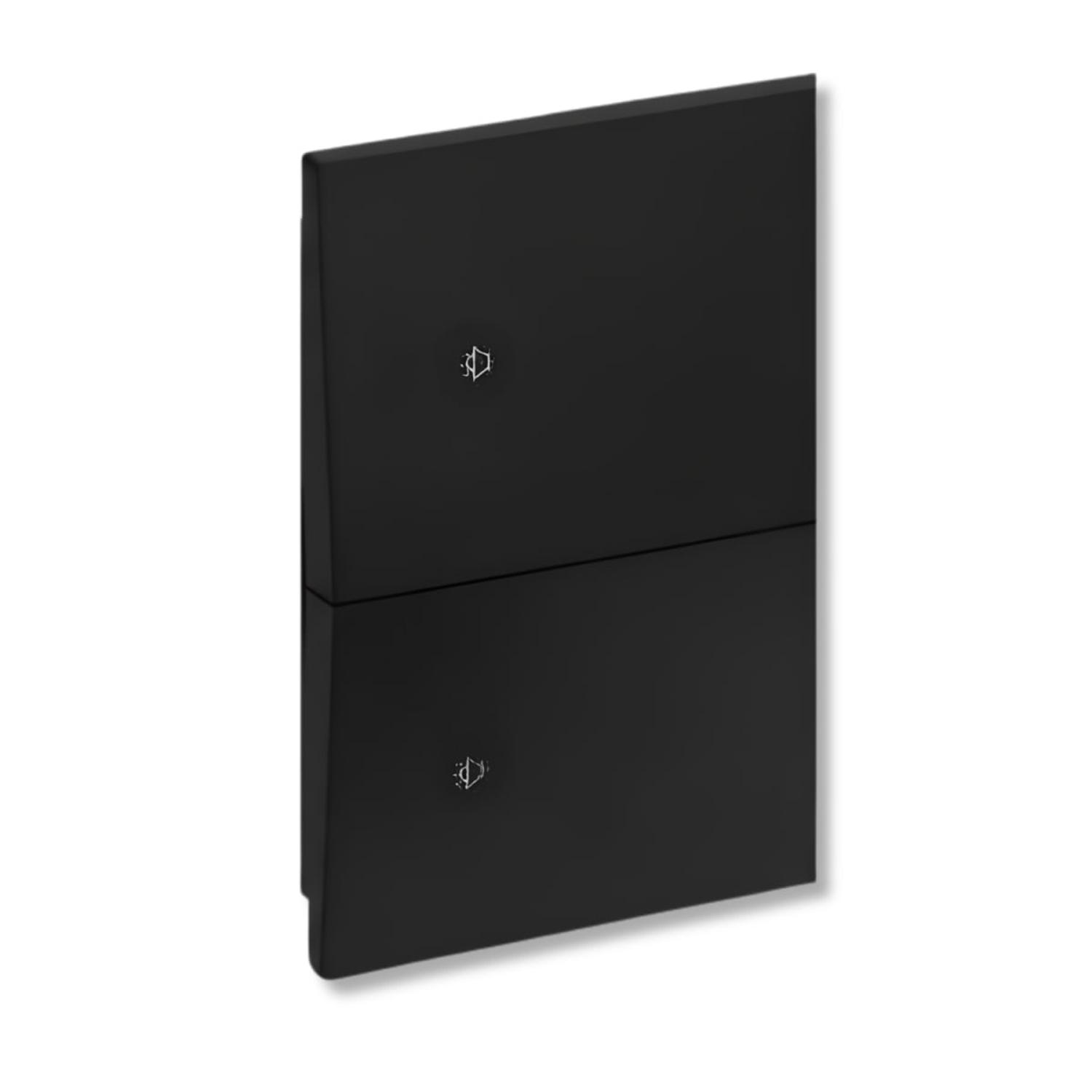 INTERRUPTOR DOBLE INTELIGENTE SMART WIFI COLOR NEGRO OPALUX - 1