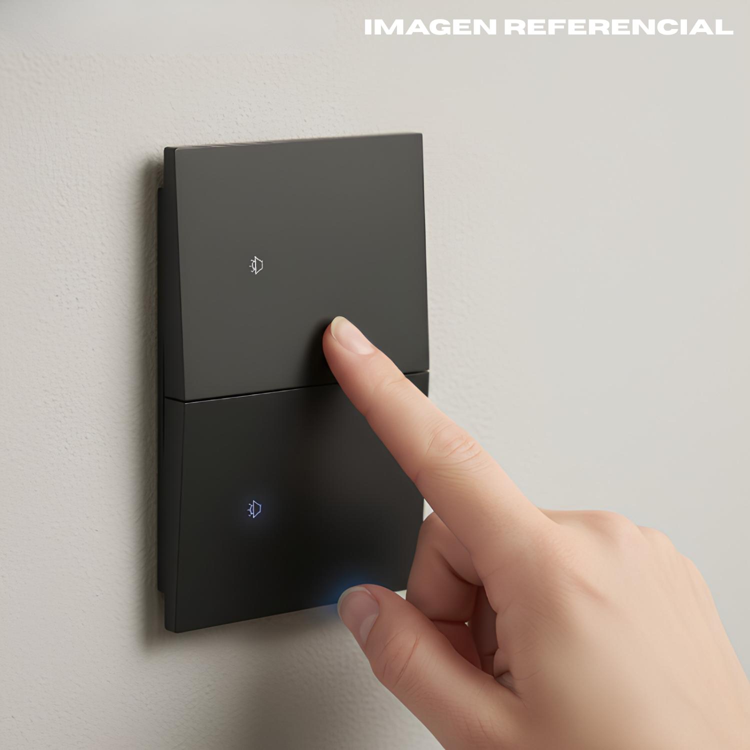 INTERRUPTOR DOBLE INTELIGENTE SMART WIFI COLOR NEGRO OPALUX - 3
