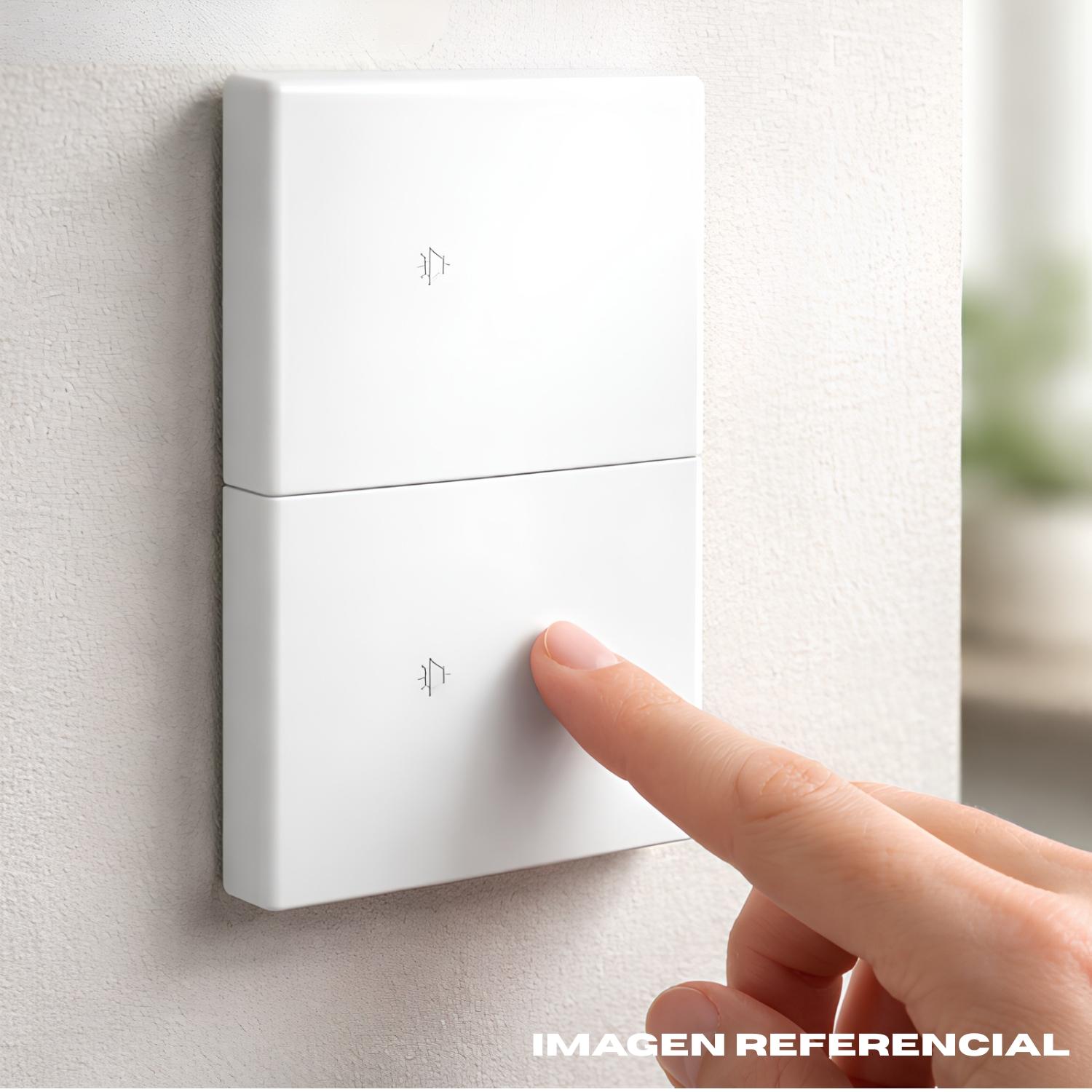 INTERRUPTOR DOBLE INTELIGENTE SMART WIFI COLOR BLANCO OPALUX - 3