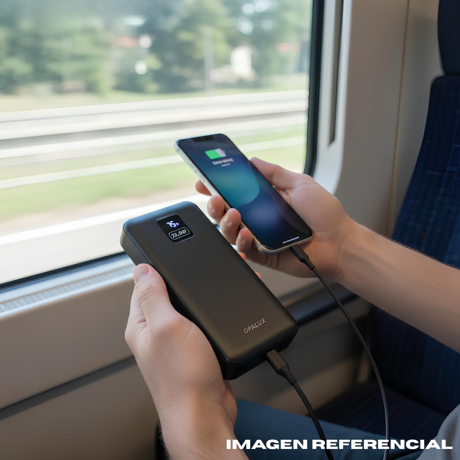 POWER BANK 20000MAH CON CARGA RAPIDA OPALUX - 3