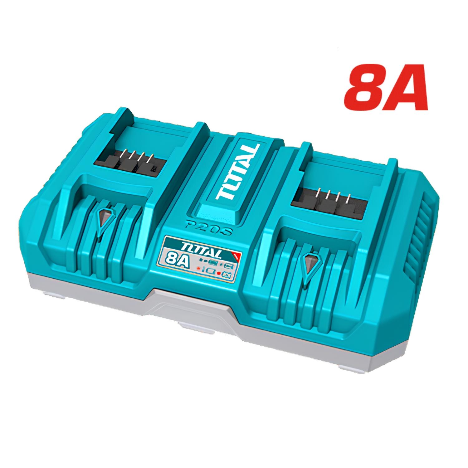 COMBO 4 BATERIAS 5AH + CARGADOR DOBLE TOTAL - 5