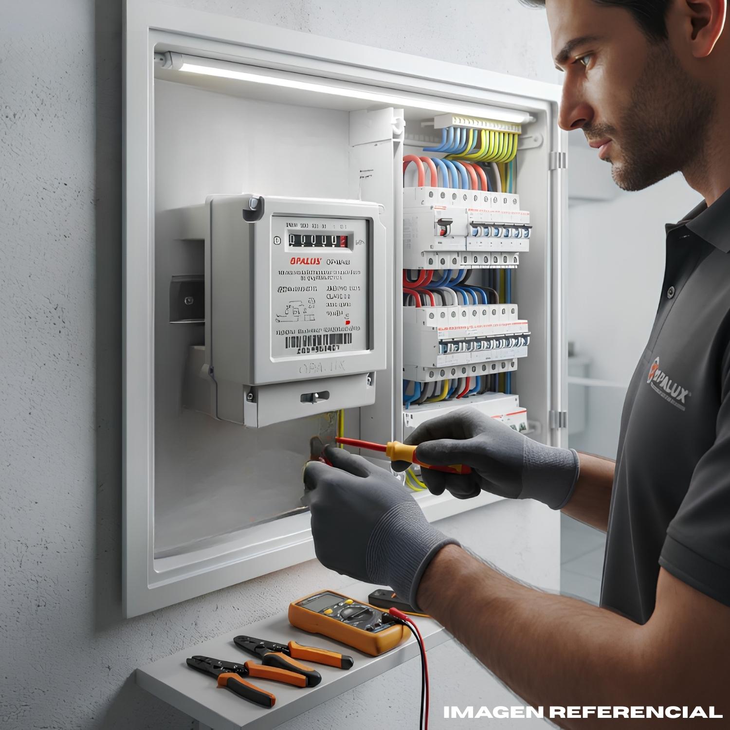 MEDIDOR DE ENERGIA MONOFASICO ANALOGICO OPALUX - 3