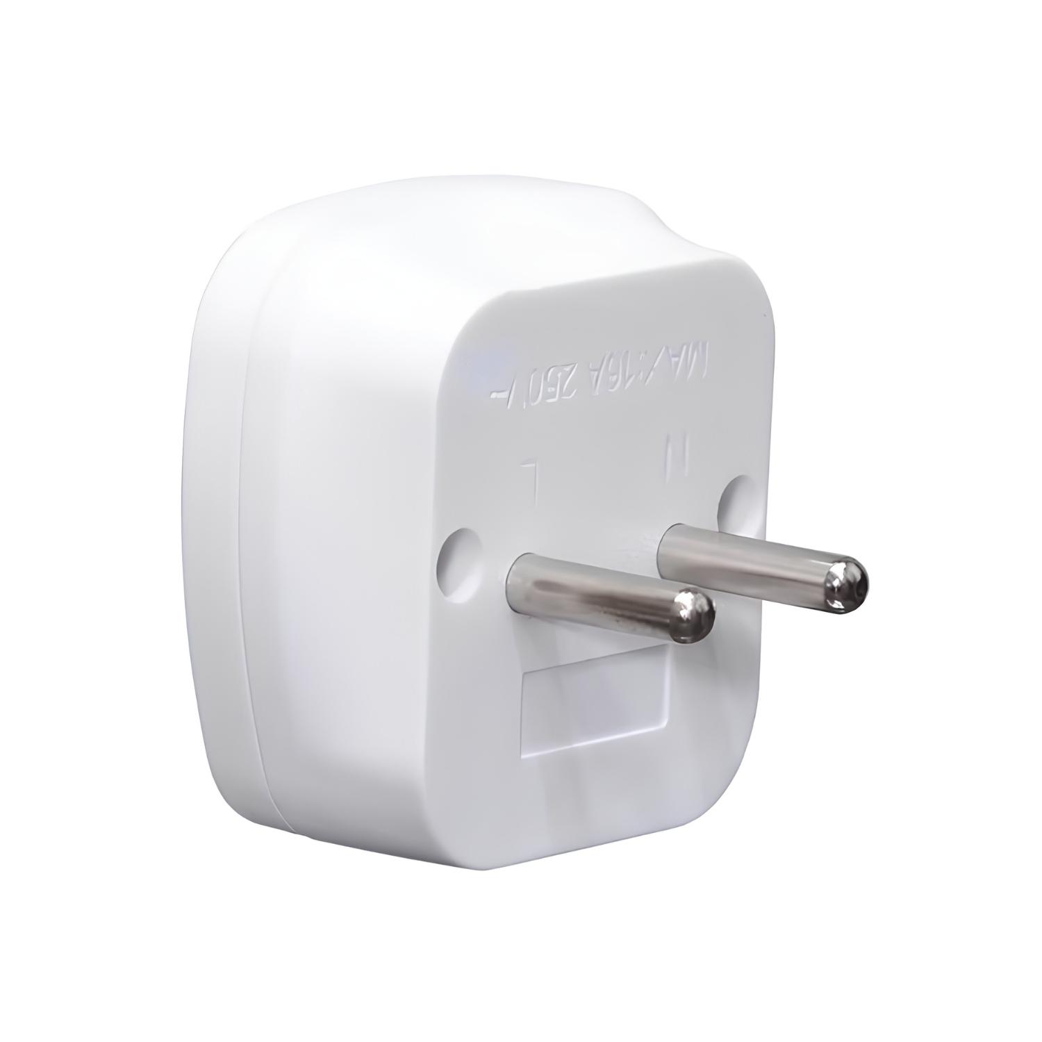 ADAPTADOR UNIVERSAL CON ENCHUFE REDONDO OPALUX - 4