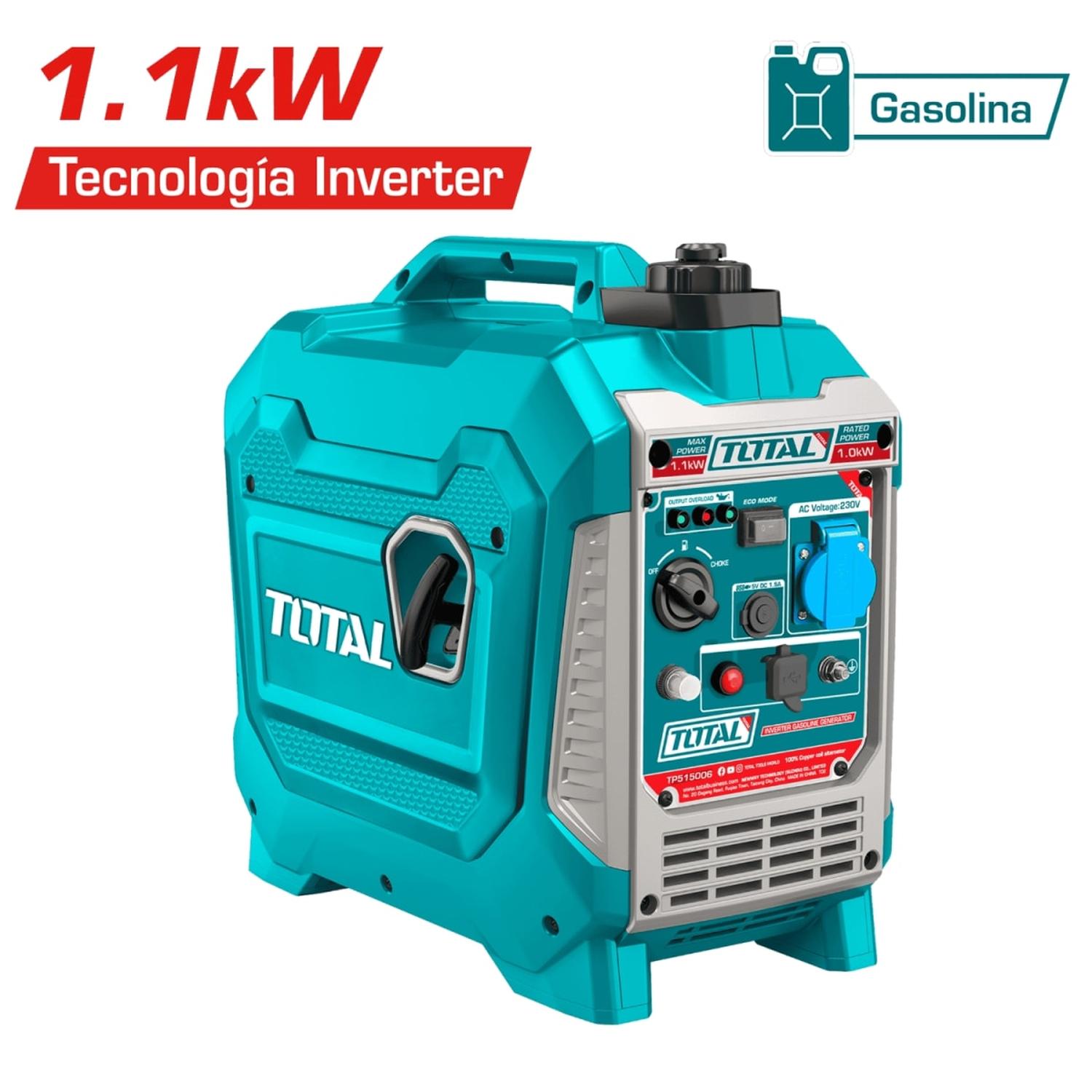 GENERADOR GASOLINERO SILENCIOSO 1100W ENCAPSULADO TOTAL - 4