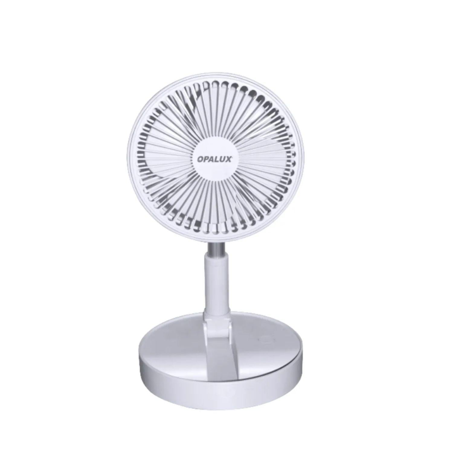 VENTILADOR PLEGABLE EXTENSIBLE 84 CM RECARGABLE OPALUX - 1