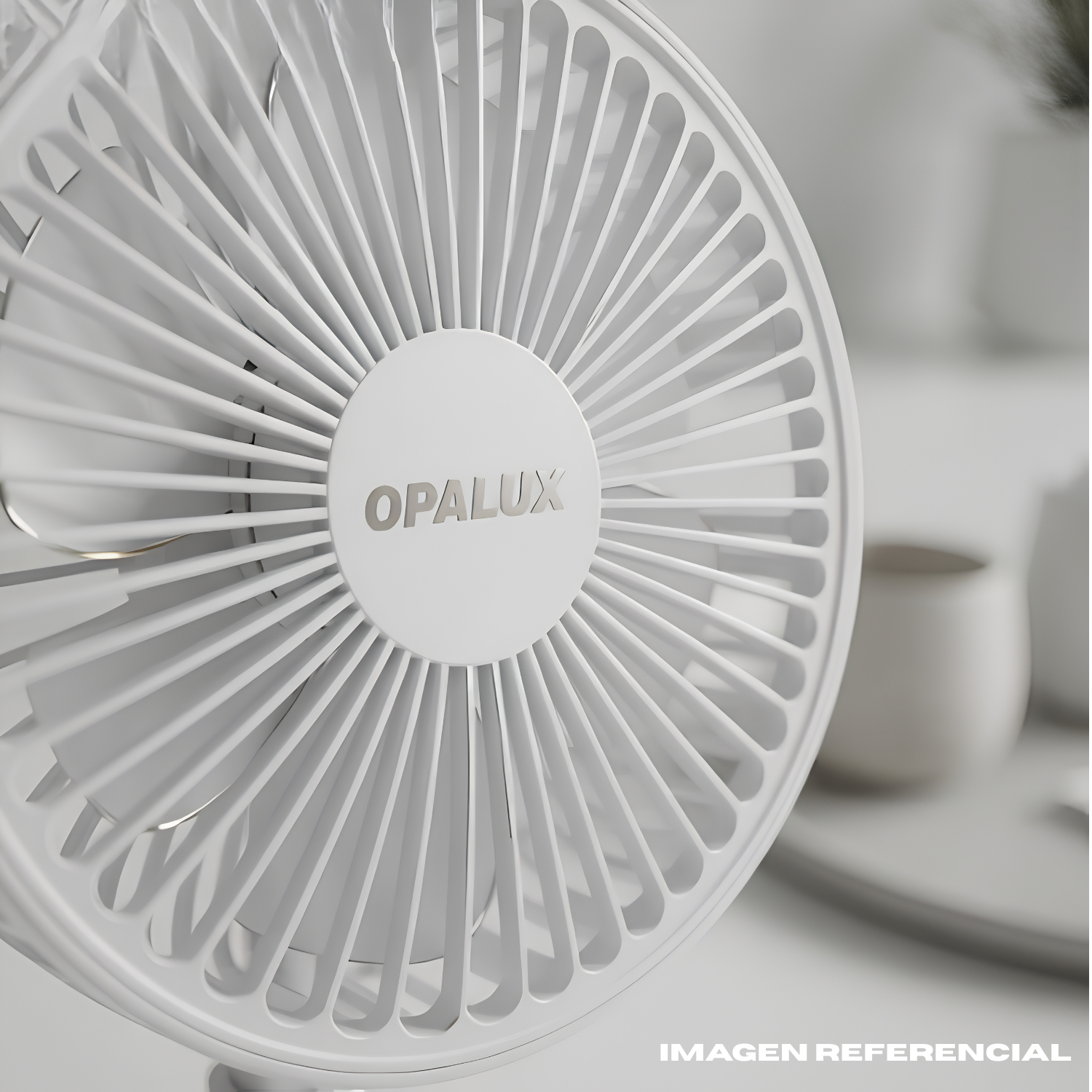 VENTILADOR PLEGABLE EXTENSIBLE 84 CM RECARGABLE OPALUX - 2