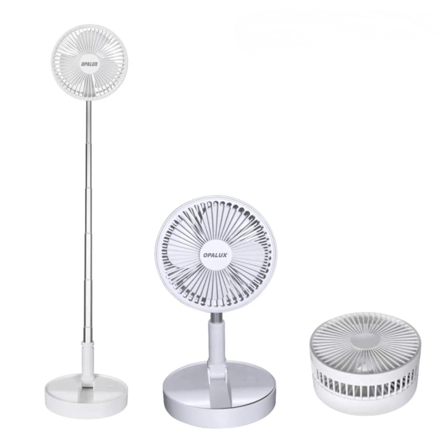 VENTILADOR PLEGABLE EXTENSIBLE 84 CM RECARGABLE OPALUX - 4