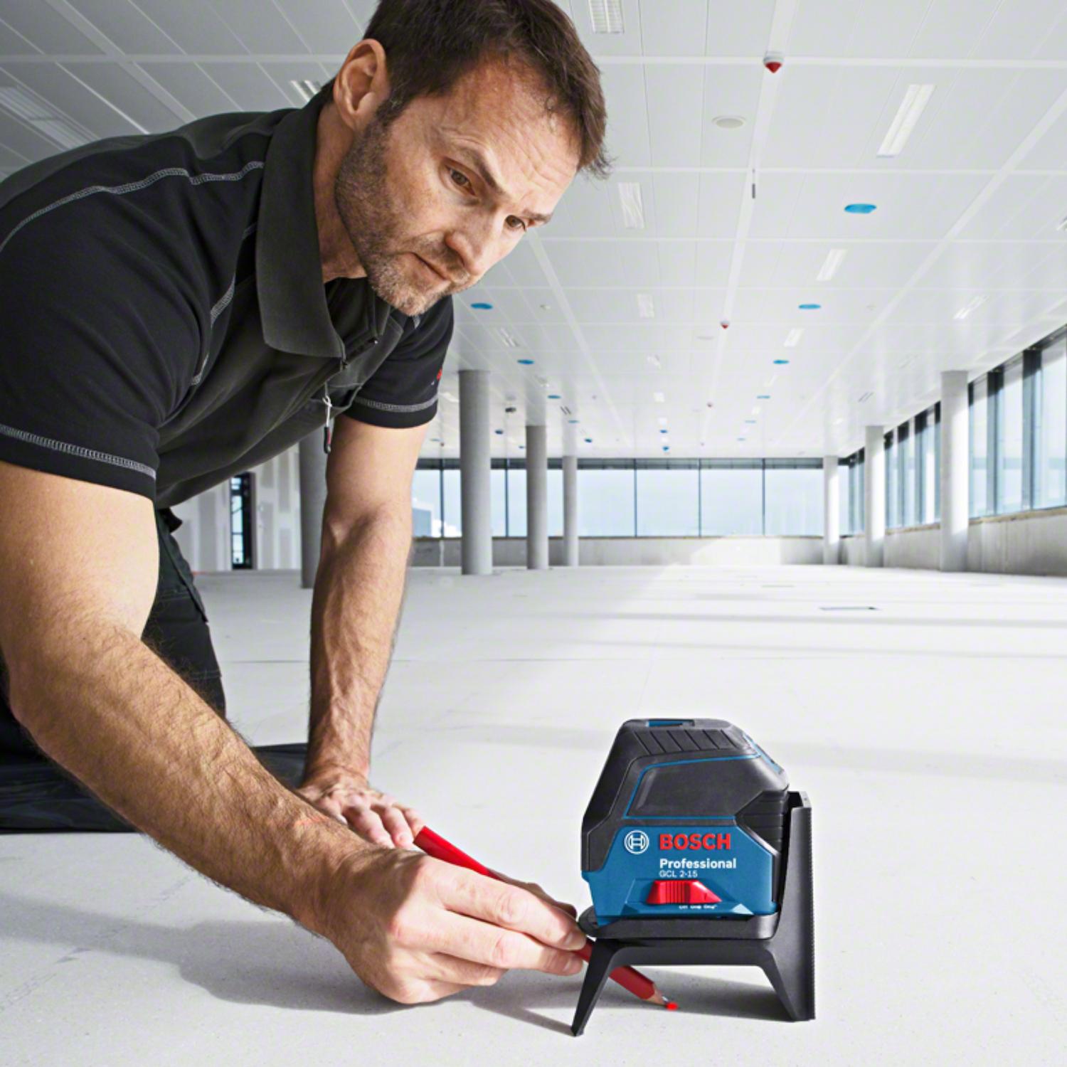 NIVEL LASER ROJO GCL 2-15 + RM1 + MALETÍN BOSCH - 4
