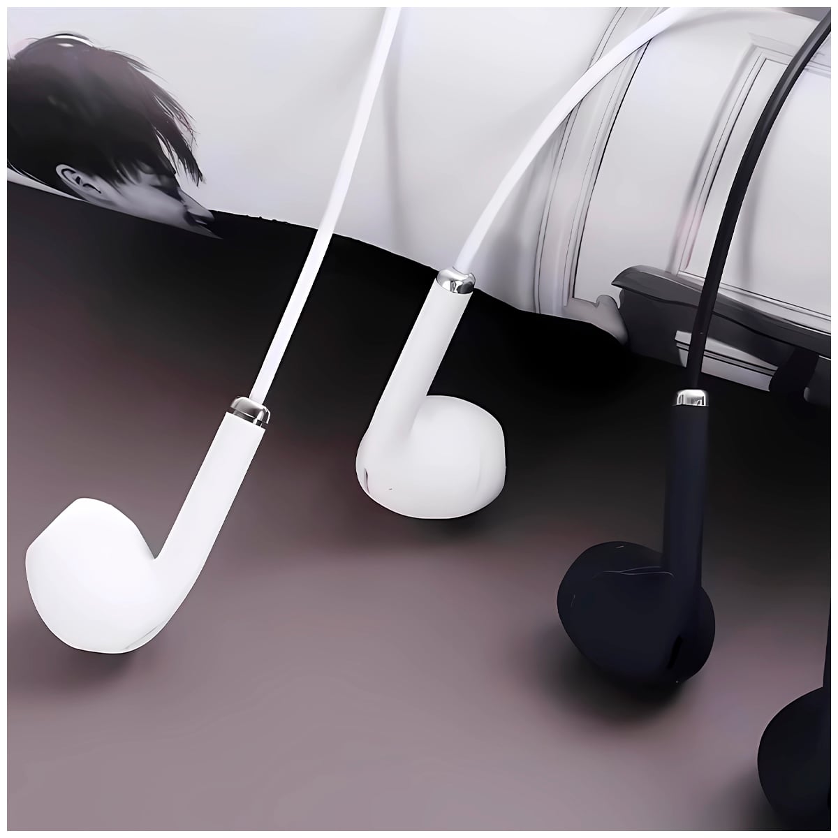AUDÍFONOS EARPHONE SE387A CON CABLE MICRÓFONO - 3