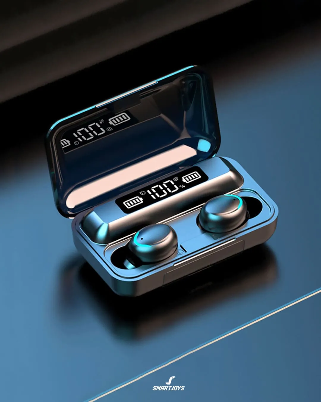 AUDÍFONOS BLUETOOTH 5.0 F9 CON PANTALLA LED Y POWER BANK - 3