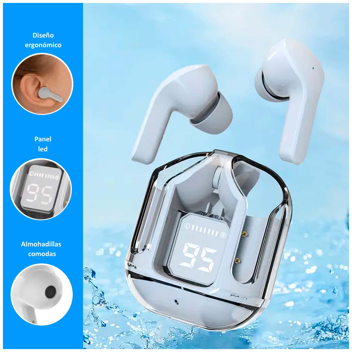 AUDÍFONOS INALÁMBRICOS AIR31 CON BLUETOOTH 5.0 - 2