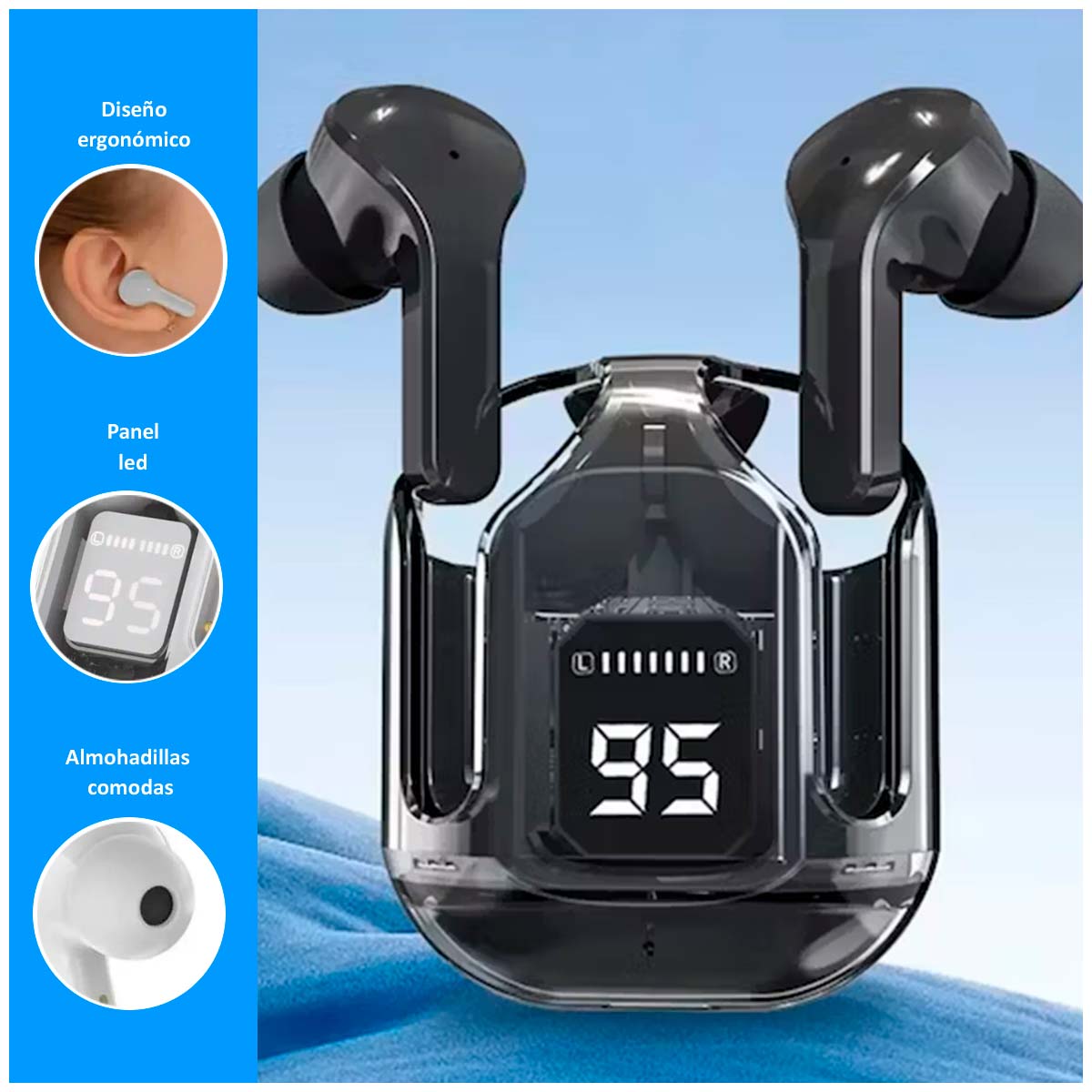 AUDÍFONOS INALÁMBRICOS AIR31 CON BLUETOOTH 5.0 - 2
