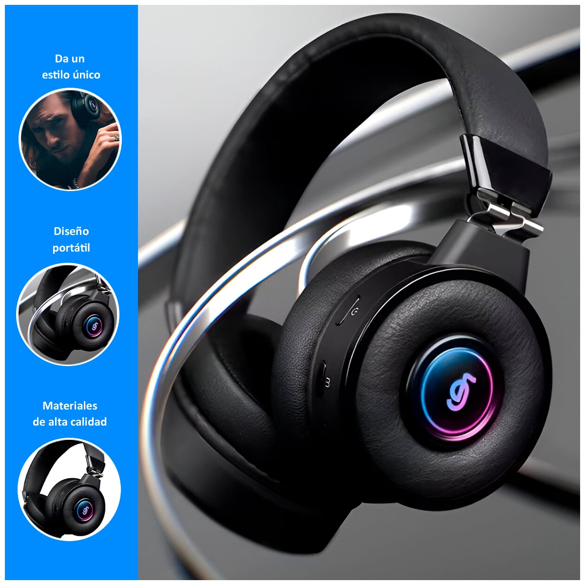 AUDÍFONOS KING KONG ESTILO VINCHA CON BLUETOOTH - 2