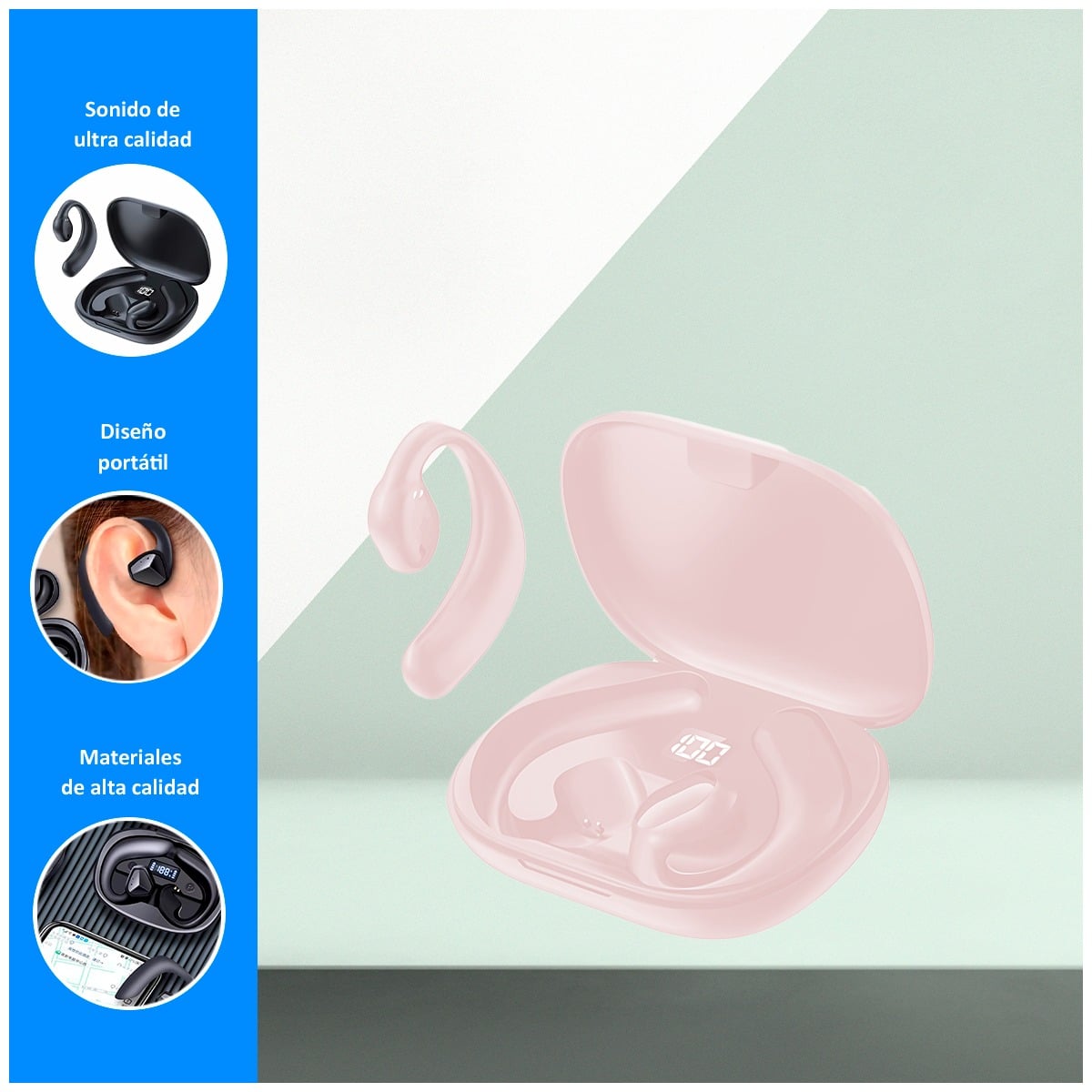 AUDÍFONOS INALÁMBRICOS X6 CON BLUETOOTH 5.0 - 2