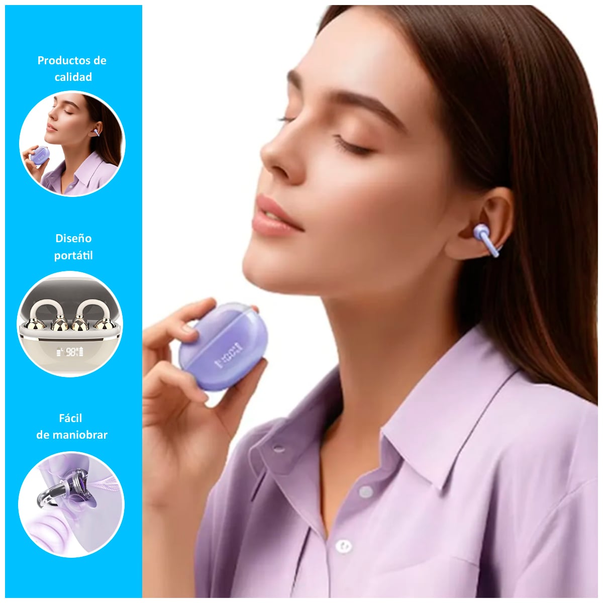 AUDÍFONOS BLUETOOTH NE-7S - 2