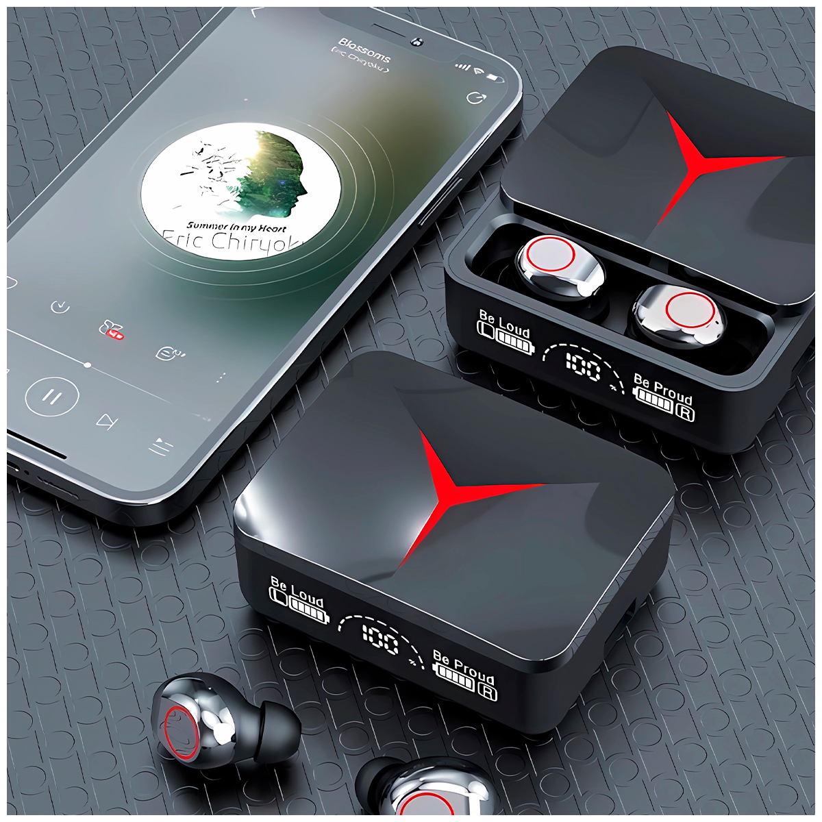 AUDÍFONOS INALÁMBRICOS M90 PRO CON BLUETOOTH 5.3 - 3