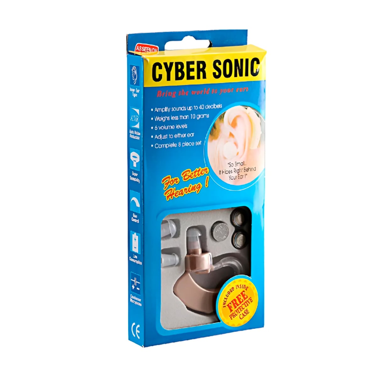 AUDÍFONO CON PILAS PARA SORDERA - 1
