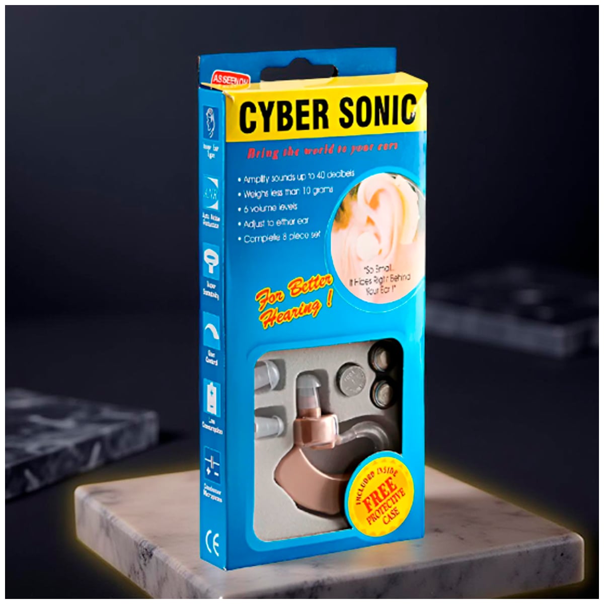 AUDÍFONO CON PILAS PARA SORDERA - 3