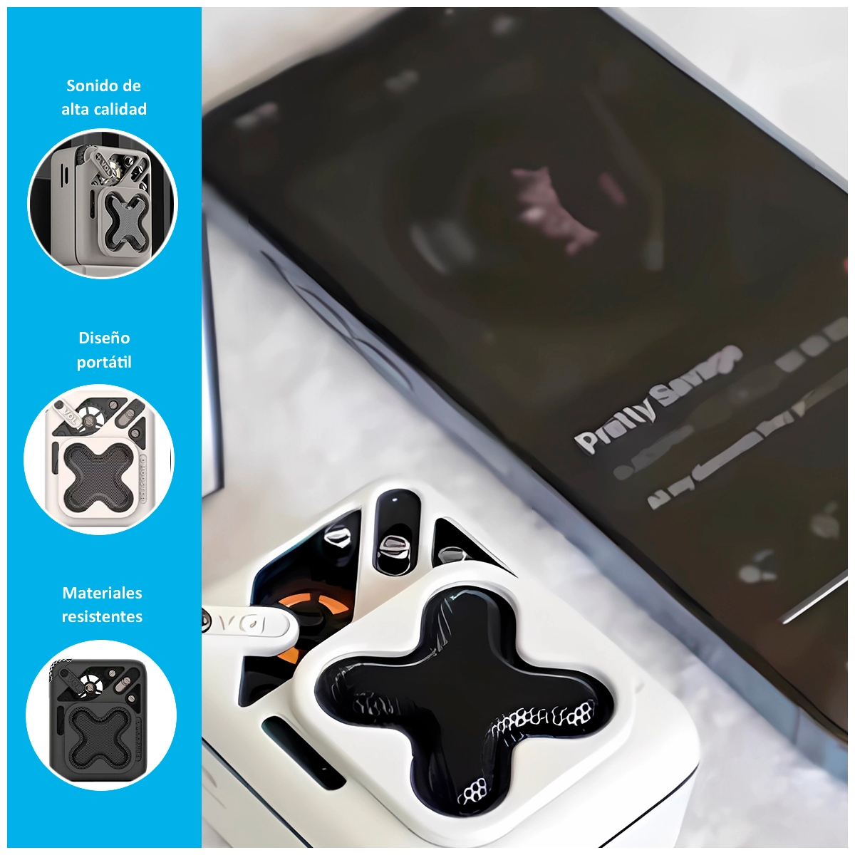 MINI PARLANTE BLUETOOTH D16 DMOOSTER - 2
