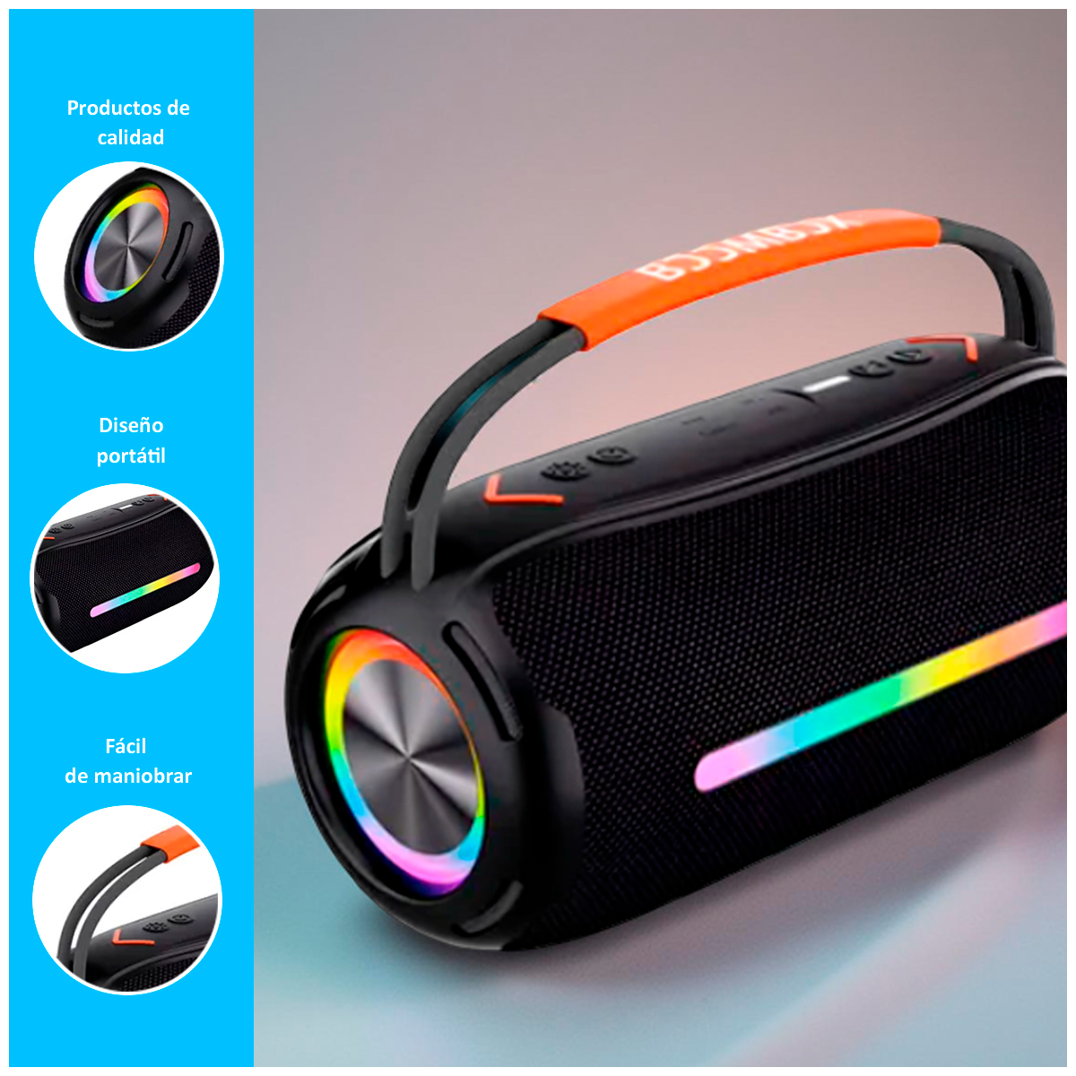 PARLANTE BLUETOOTH BOOMBOX 360 - 2