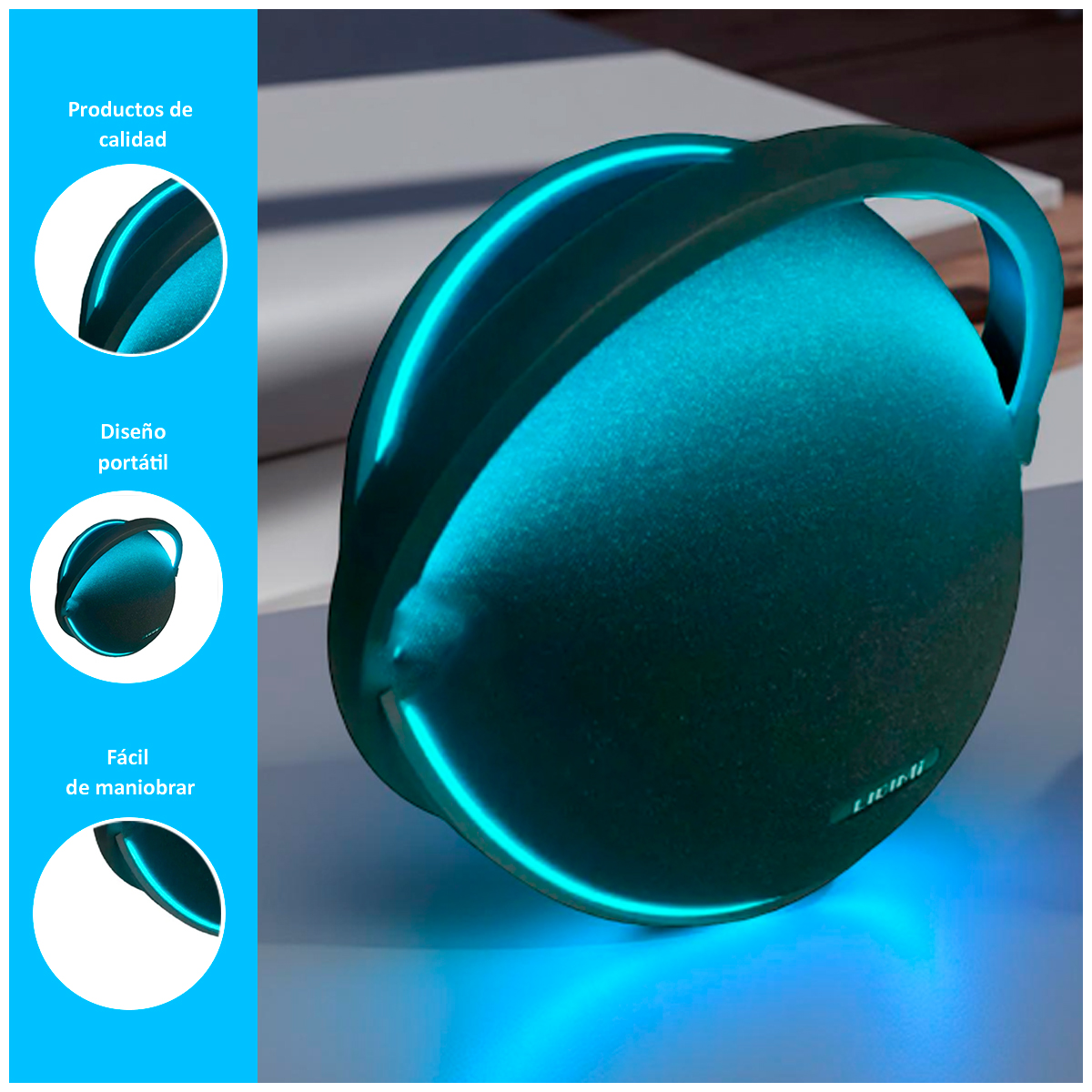 PARLANTE BLUETOOTH LIDIMI LD-S691 120W IPX5 INTERIORES - 2