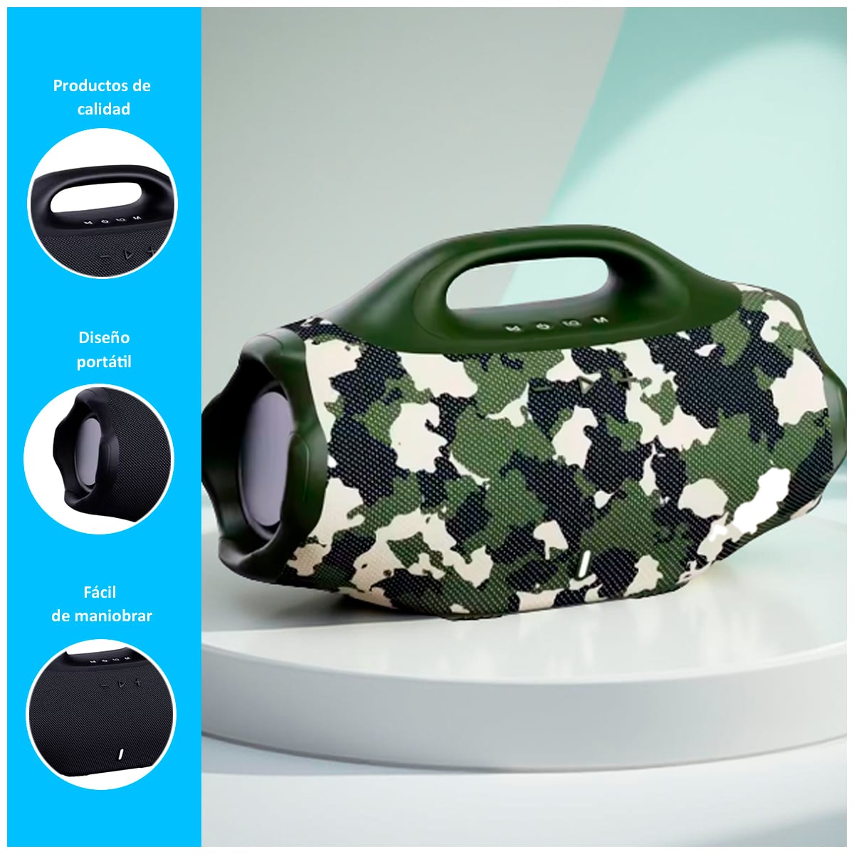 PARLANTE PORTÁTIL BLUETOOTH BOMBOX X4 MINI - 2