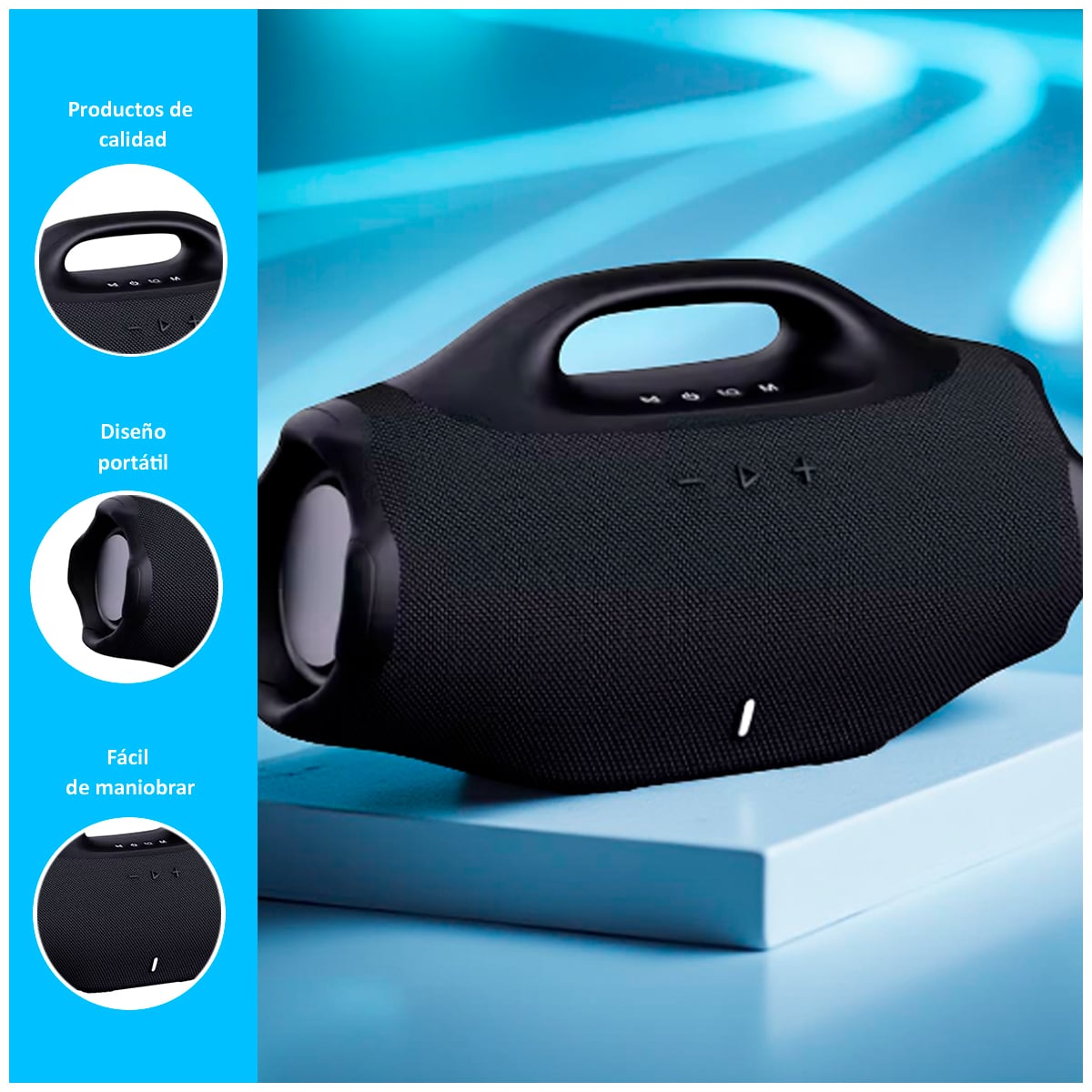 PARLANTE PORTÁTIL BLUETOOTH BOMBOX X4 MINI - 2