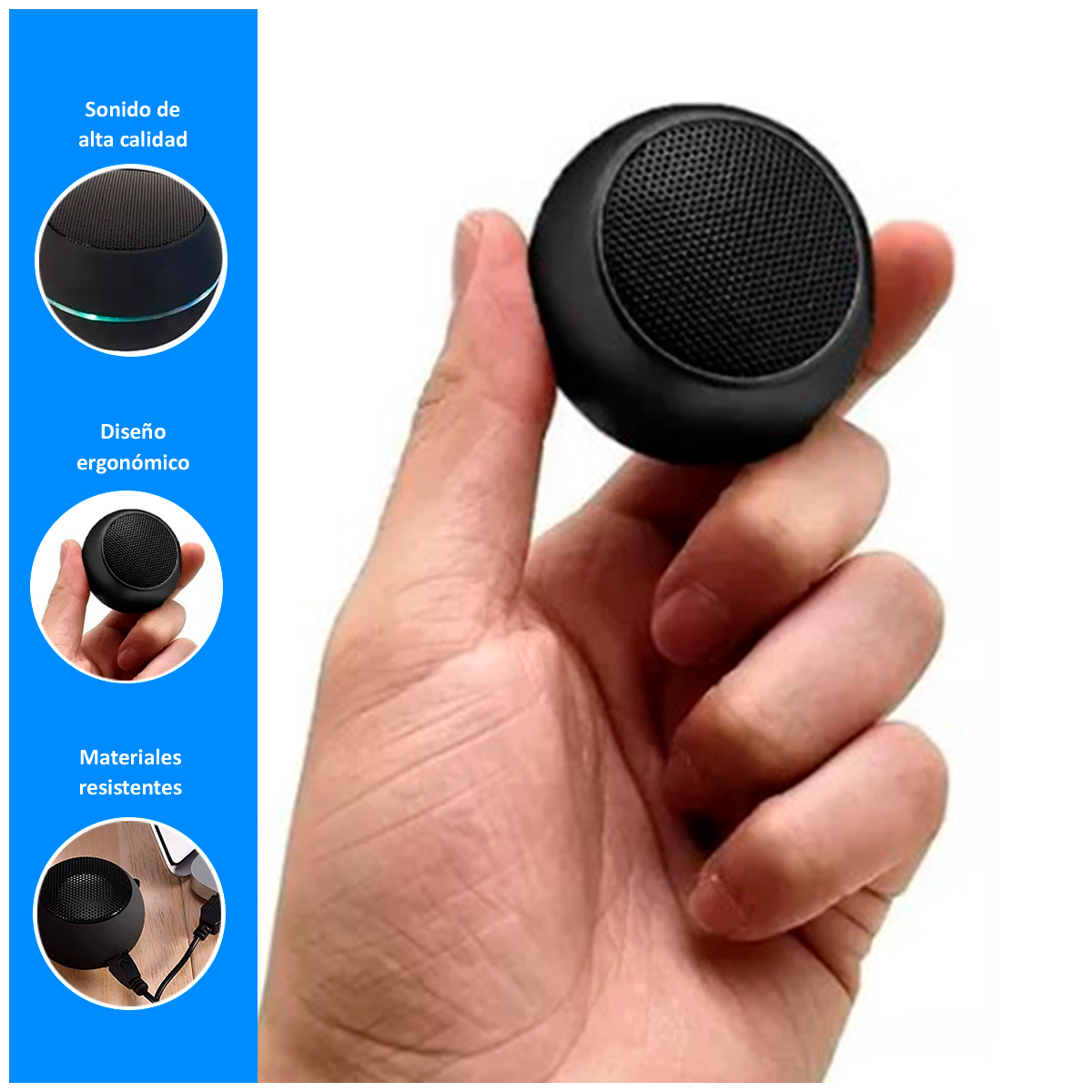 MINI PARLANTE PORTÁTIL BLUETOOTH INALÁMBRICO D-M3 - 2