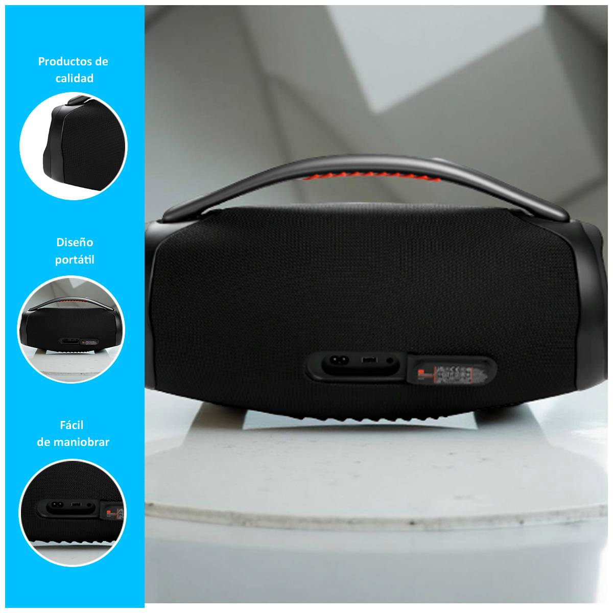 PARLANTE PORTÁTIL BLUETOOTH BOMBO X3 - 2