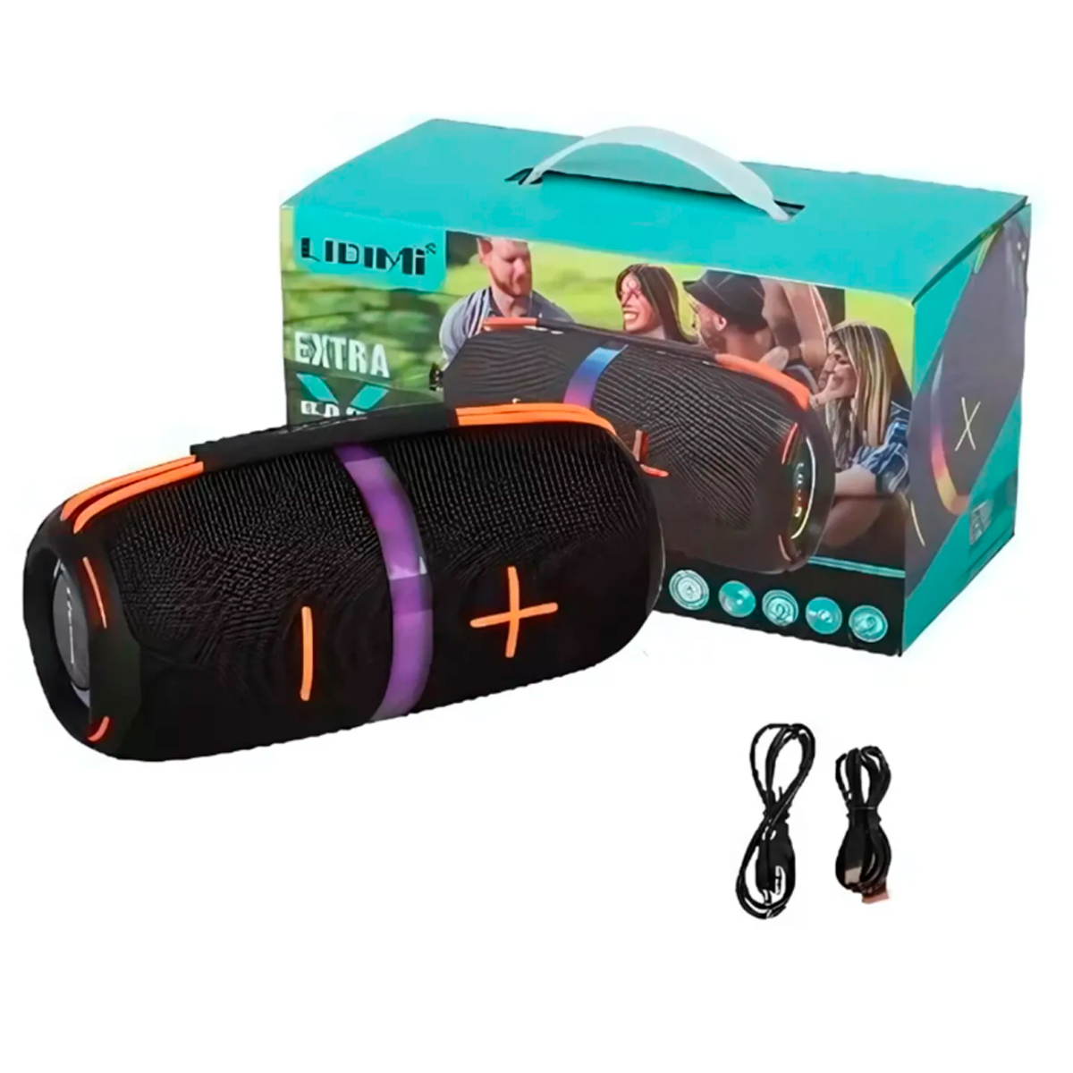PARLANTE LIDIMI BLUETOOTH FM EXTRA BASS LD-S834 - 3