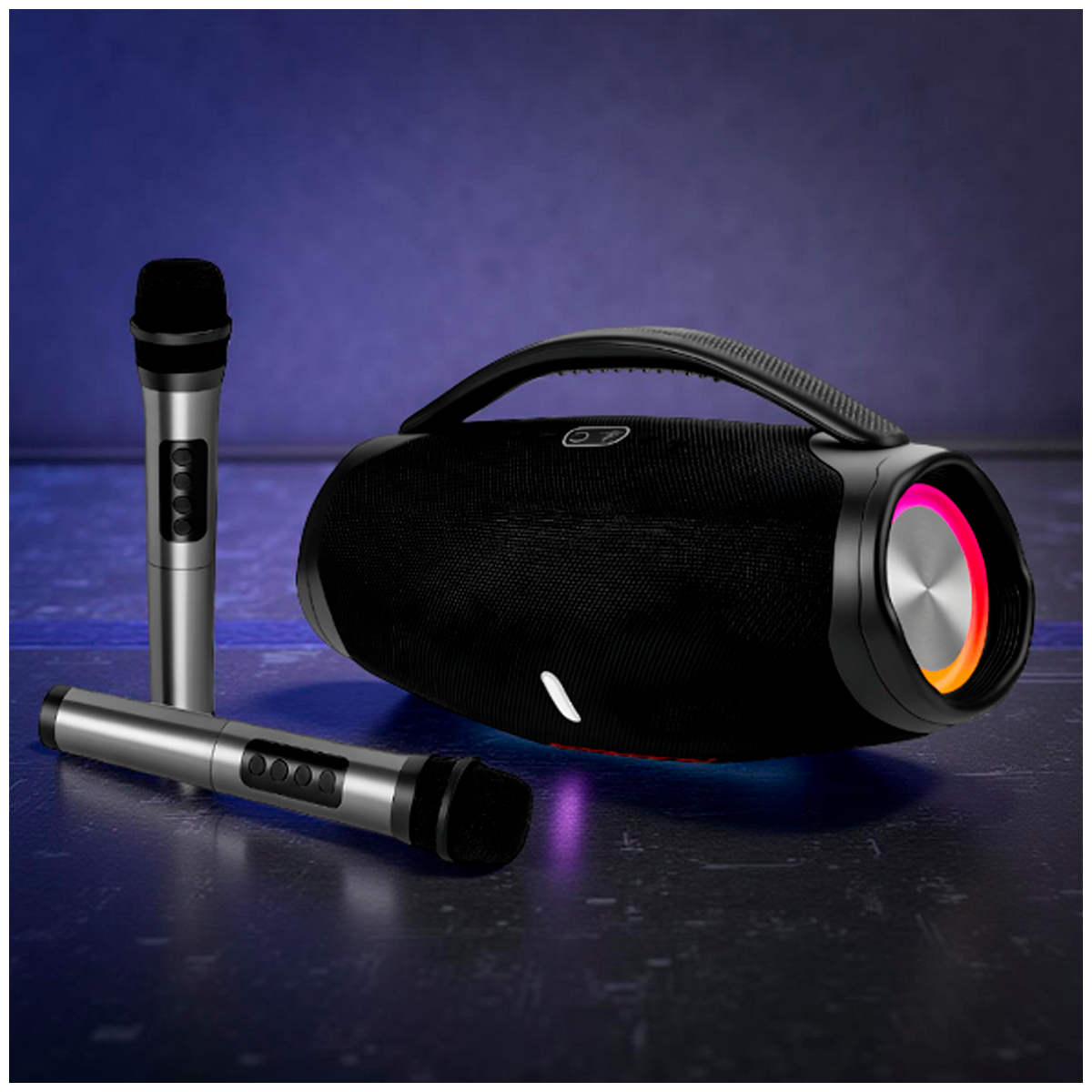 PARLANTE PORTÁTIL BLUETOOTH CON MICRÓFONOS FX VIBRANCE - 3