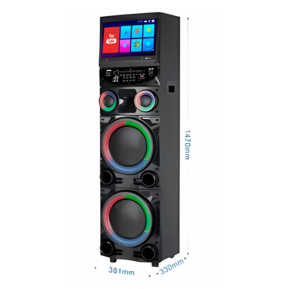 PARLANTE BLUETOOTH CON PANTALLA TÁCTIL - 1